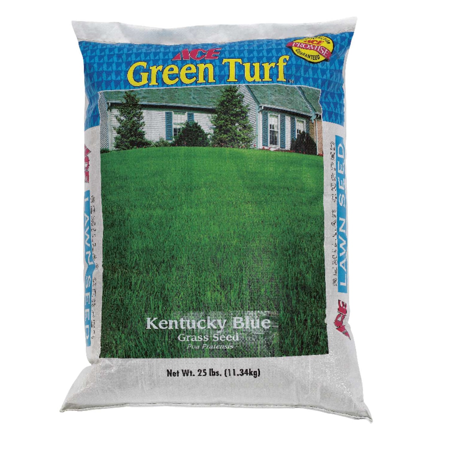 Ace Green Turf Kentucky Bluegrass Sun Or Shade Grass Seed 25 Lb