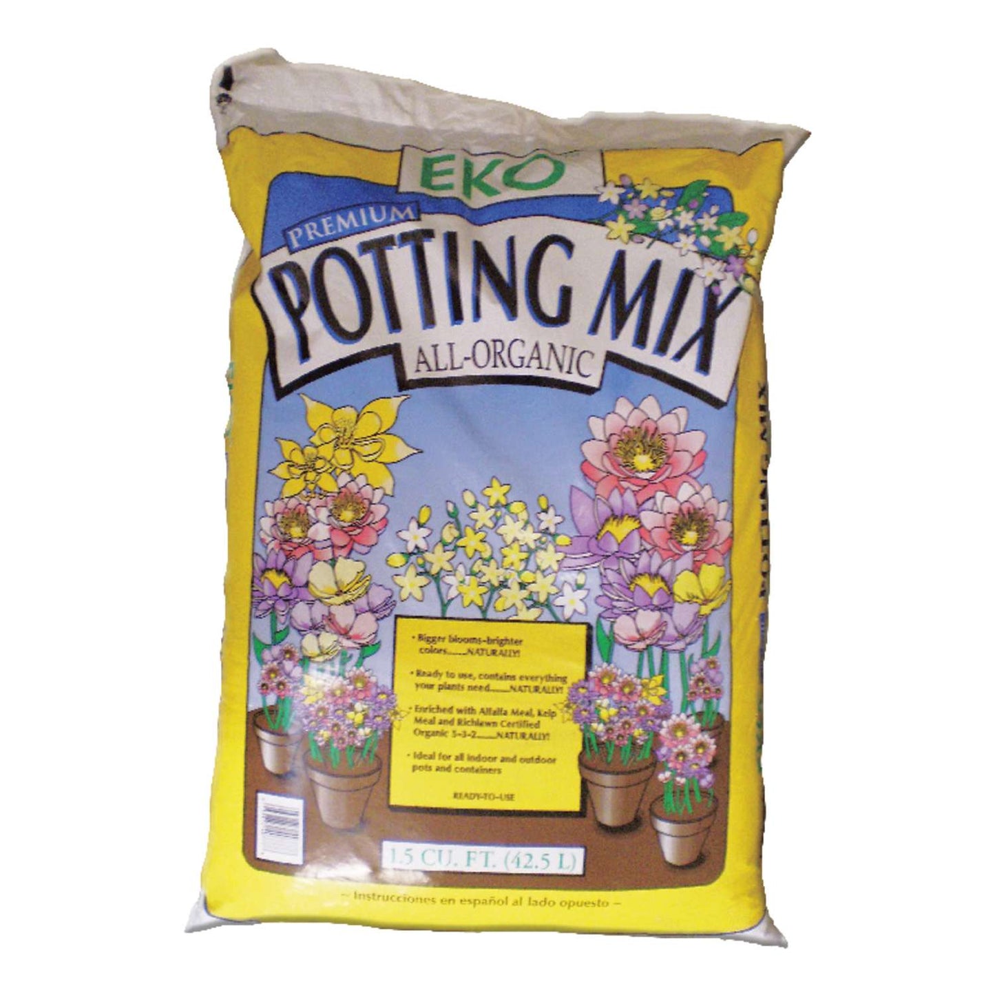  Eko Organic Flower And Plant Potting Soil 1.5 Cu Ft