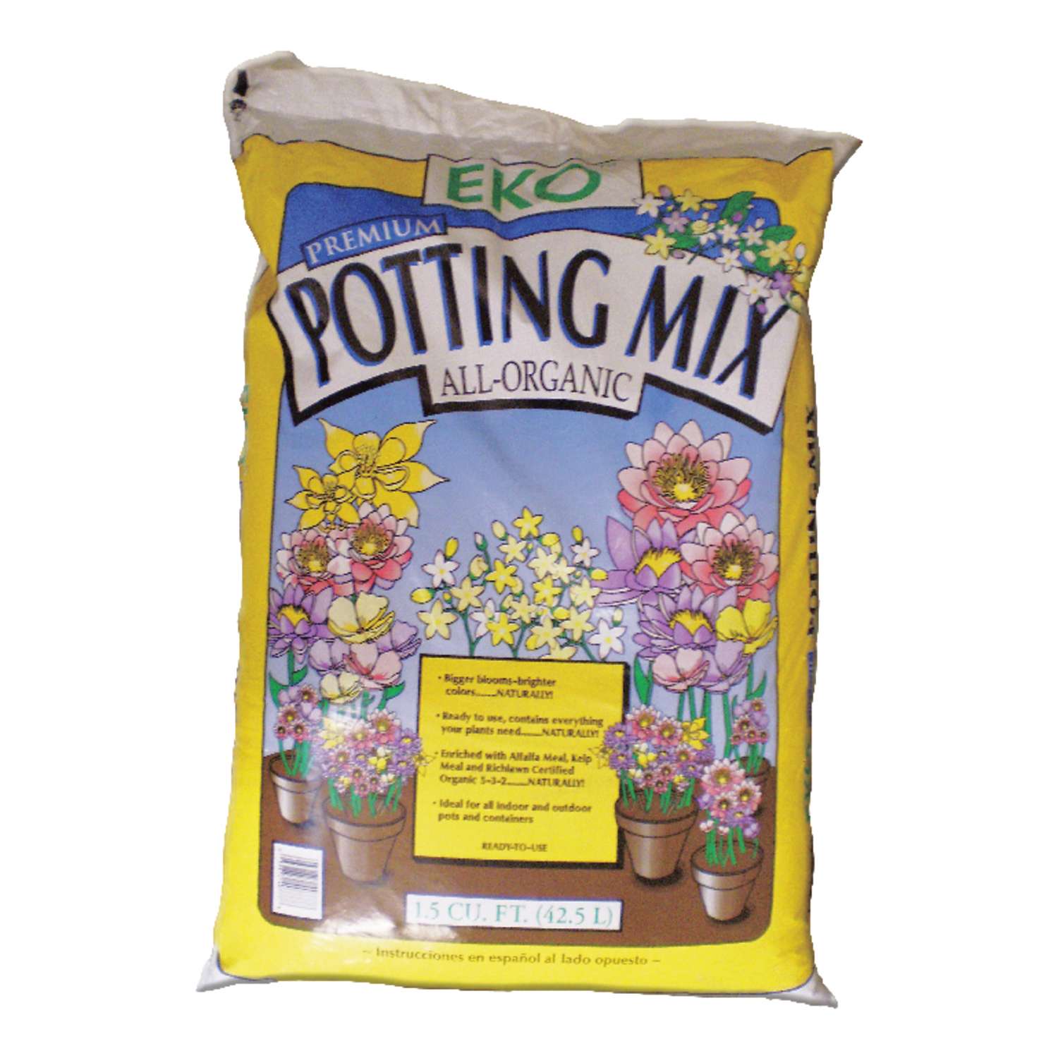  Eko Organic Flower And Plant Potting Soil 1.5 Cu Ft