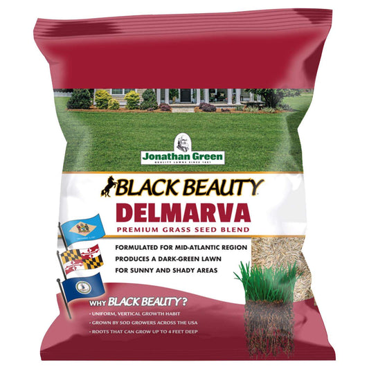  Jonathan Green Black Beauty Delmarva Mixed Sun Or Shade Grass Seed 7 Lb