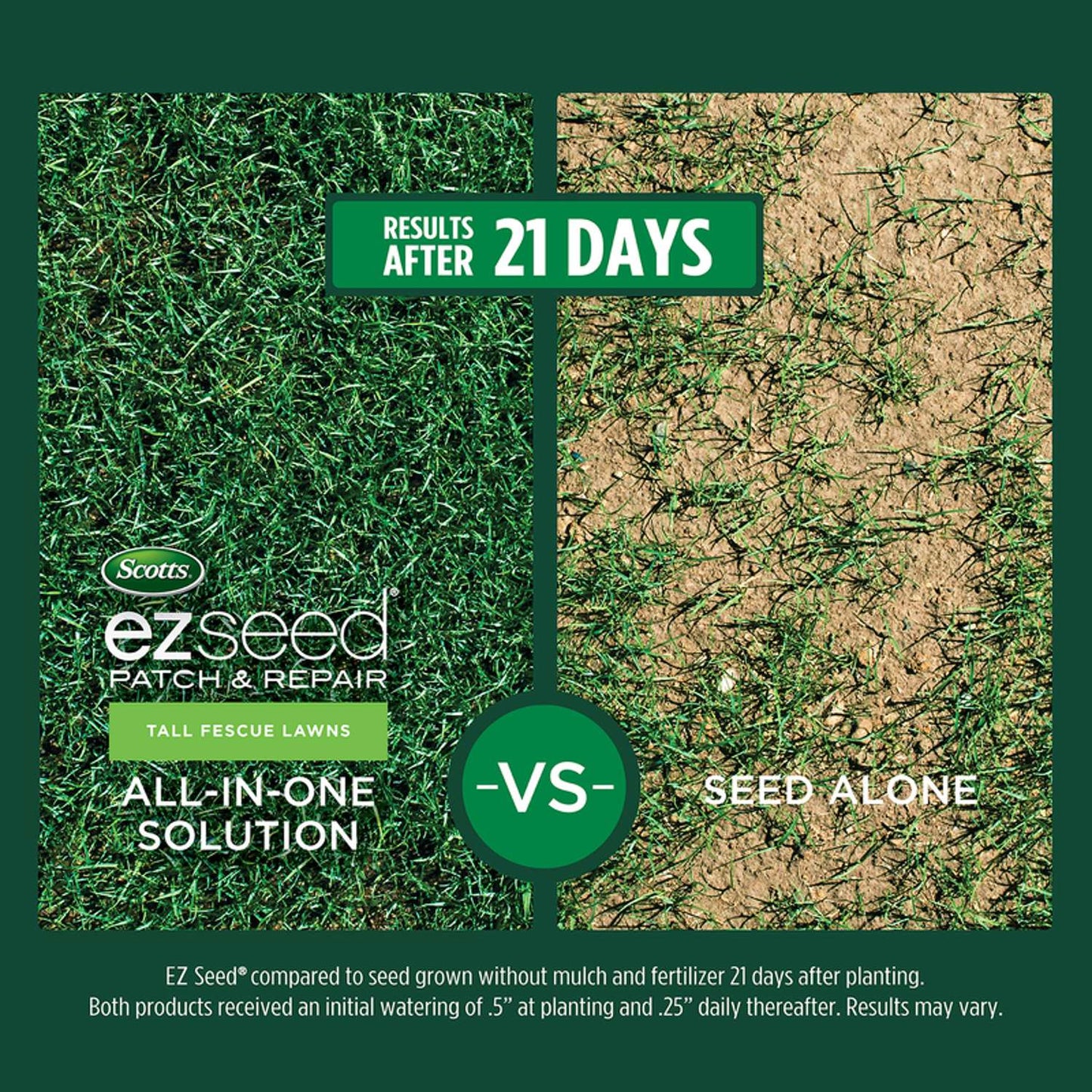  Scotts EZ Seed Tall Fescue Grass Sun Or Shade Seed/Fertilizer/Mulch Repair Kit 10 Lb