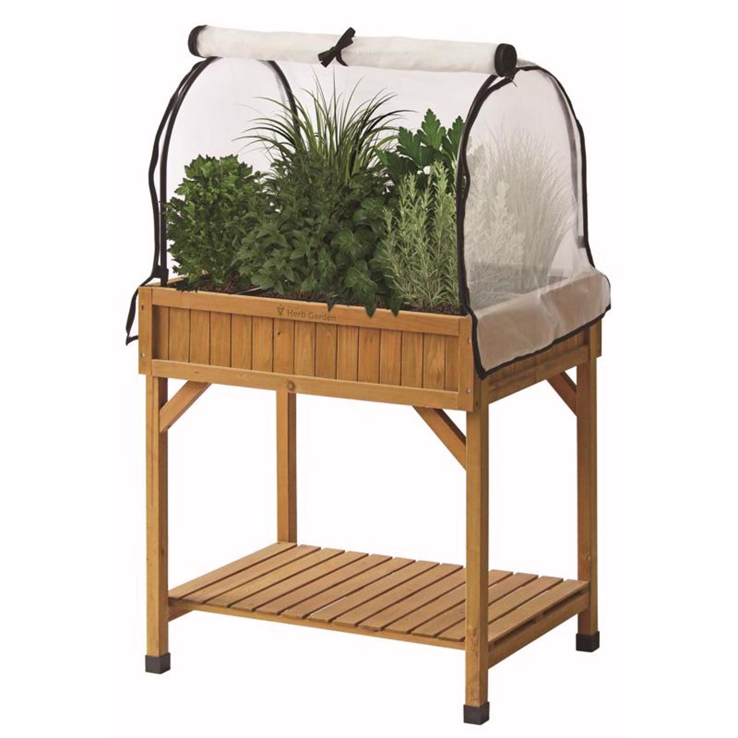  VegTrug Herb Garden Transparent 29.5 In. W X 22.5 In. D X 25.5 In. H Greenhouse Replacement Cover