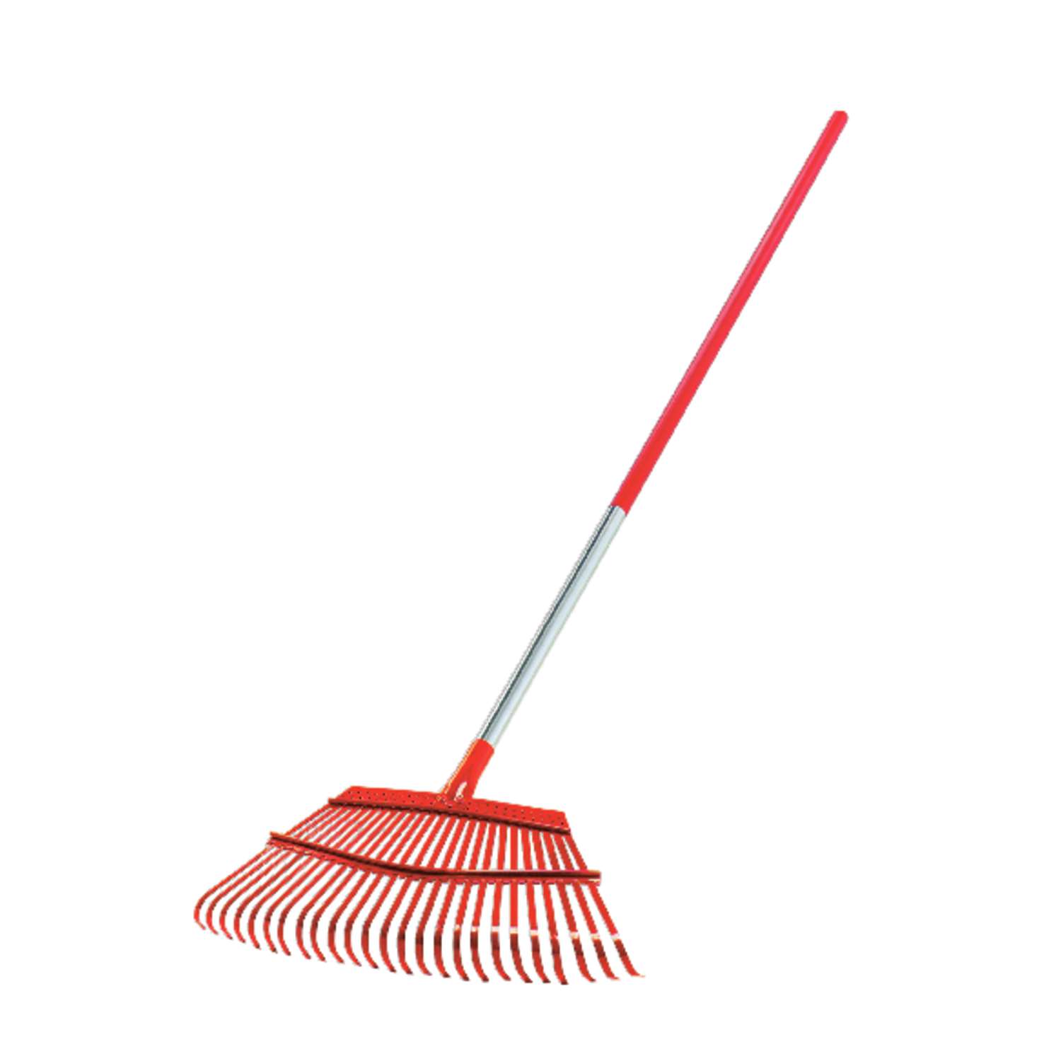  Corona 63 In. 25 Tine Steel Leaf Rake Aluminum Handle