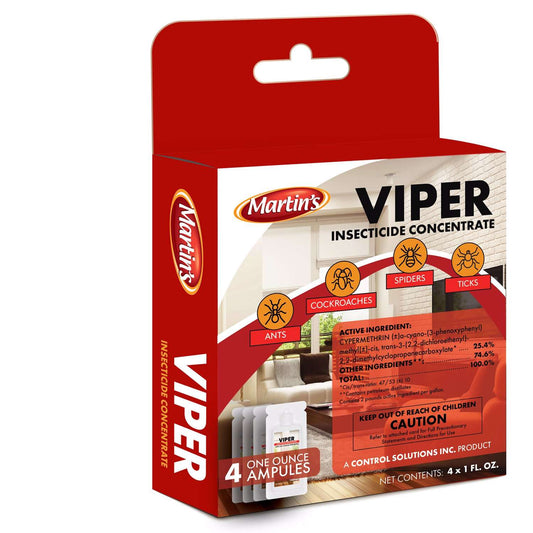 Martin's Viper Insect Killer Liquid Concentrate 4 Oz
