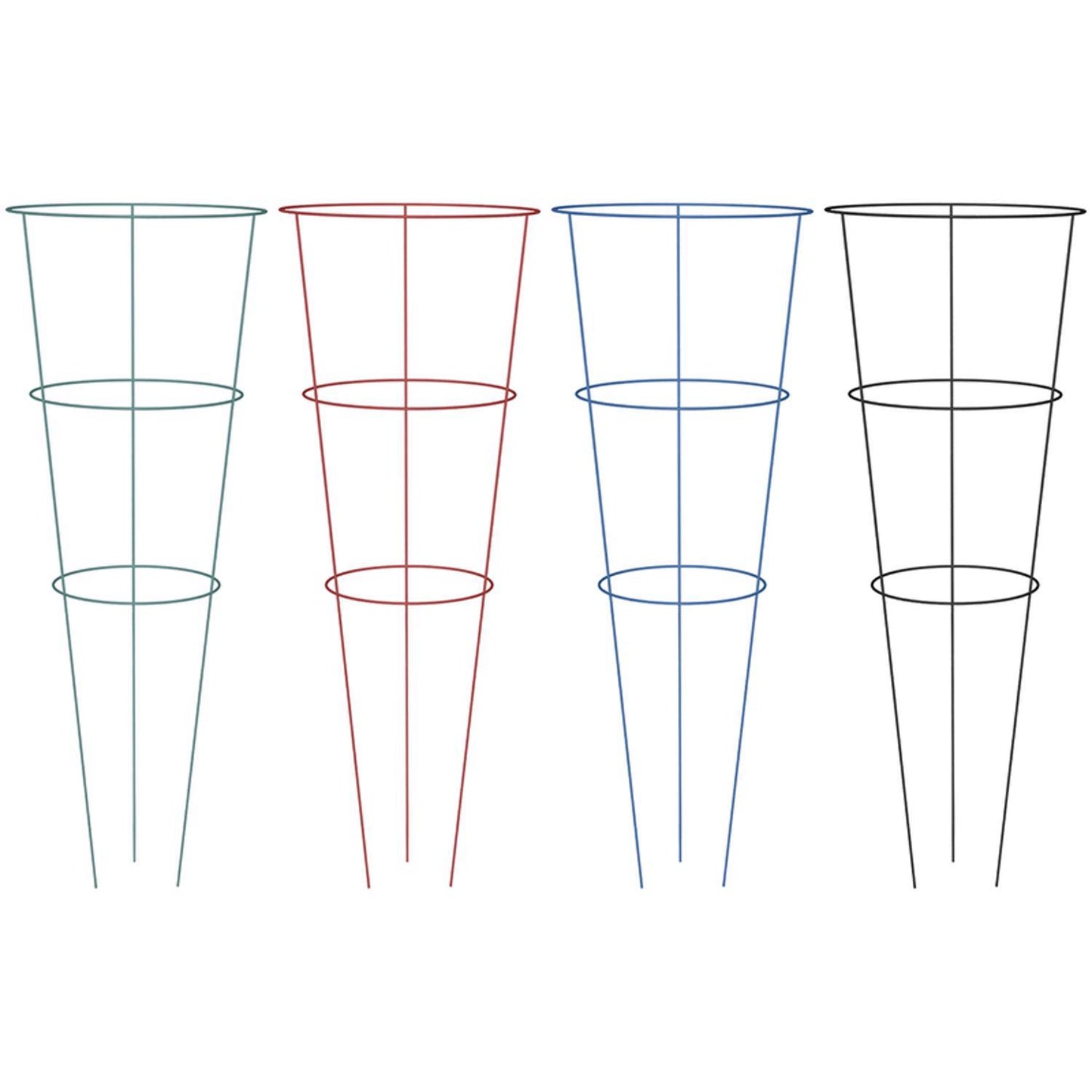  Panacea Vivid 42 In. H X 16 In. W Assorted Steel Tomato Cage