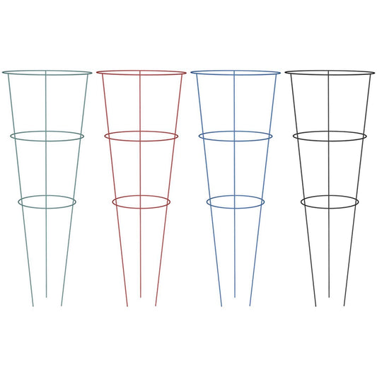  Panacea Vivid 42 In. H X 16 In. W Assorted Steel Tomato Cage