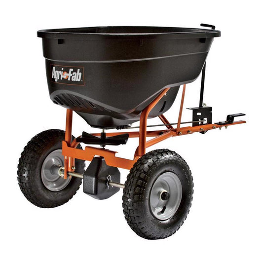  Agri-Fab 12 Ft. W Tow Behind Spreader For Fertilizer/Ice Melt/Seed 130 Lb. Cap.