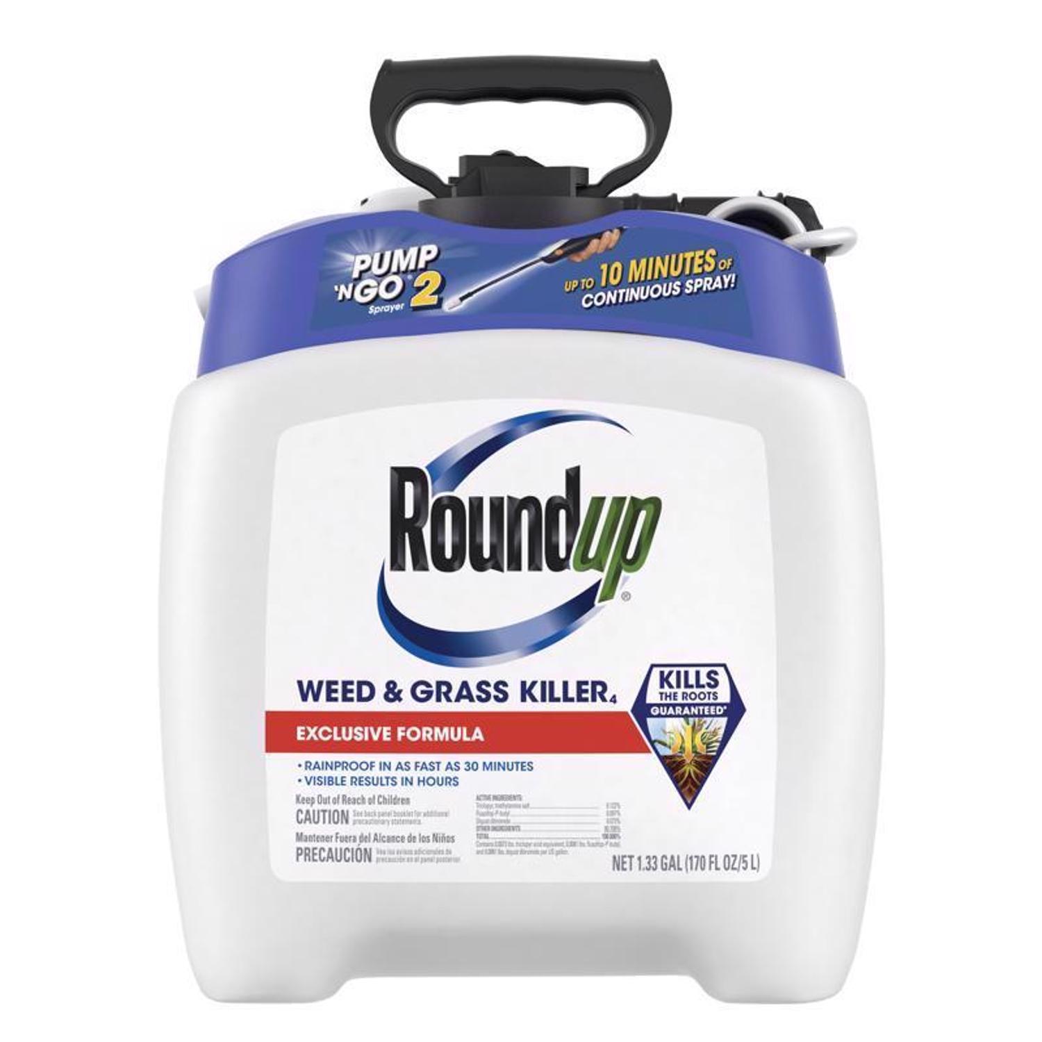  Roundup Pump 'N Go Weed And Grass Killer RTU Liquid 1.33 Gal