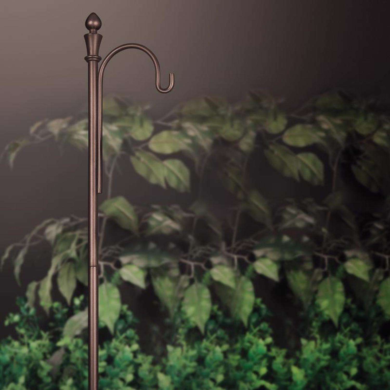  Feit SOLAR FIXTURES Bronze Metal 48 In. H Shepherd's Hook 1 Pk