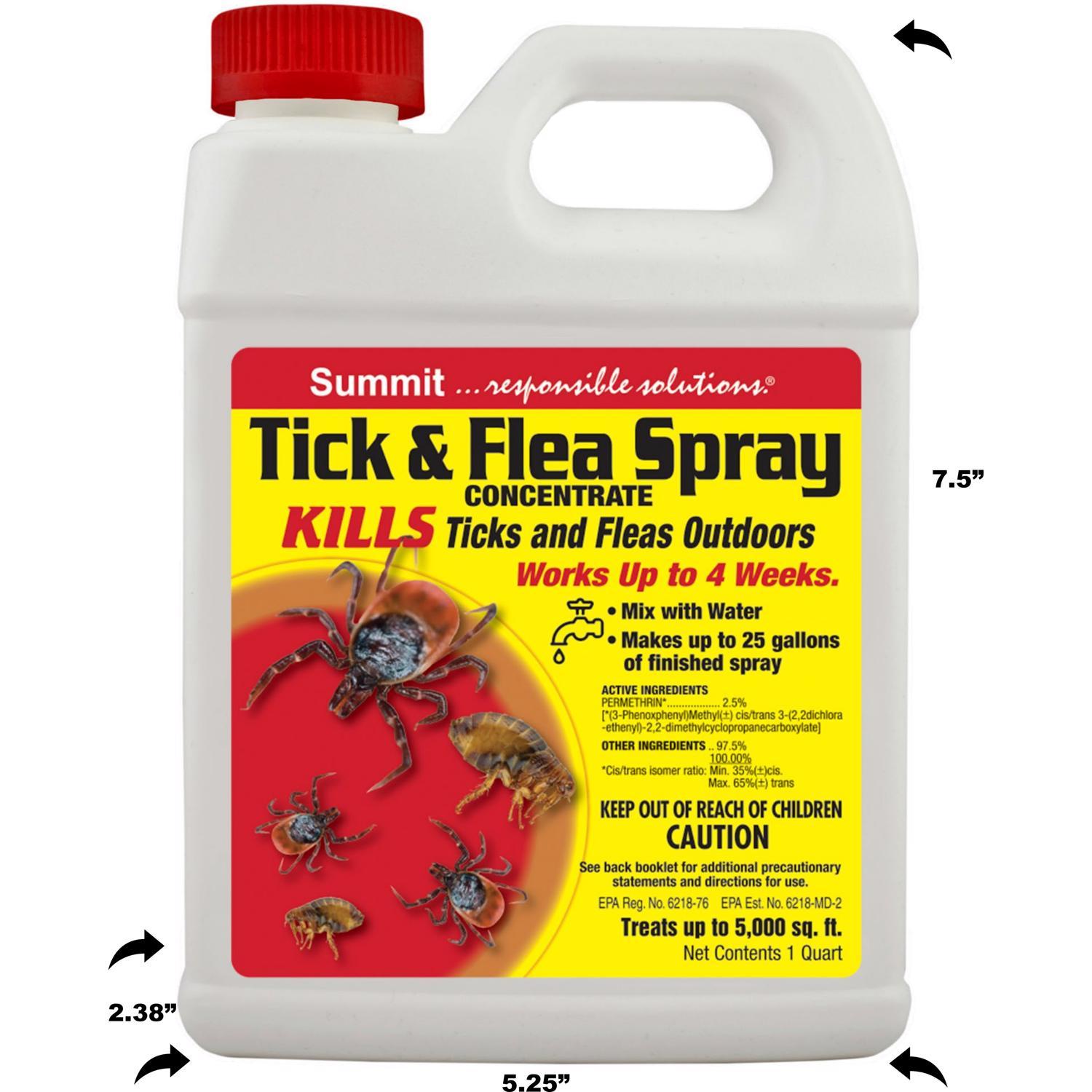  Summit Tick & Flea Insect Killer Liquid Concentrate 32 Oz