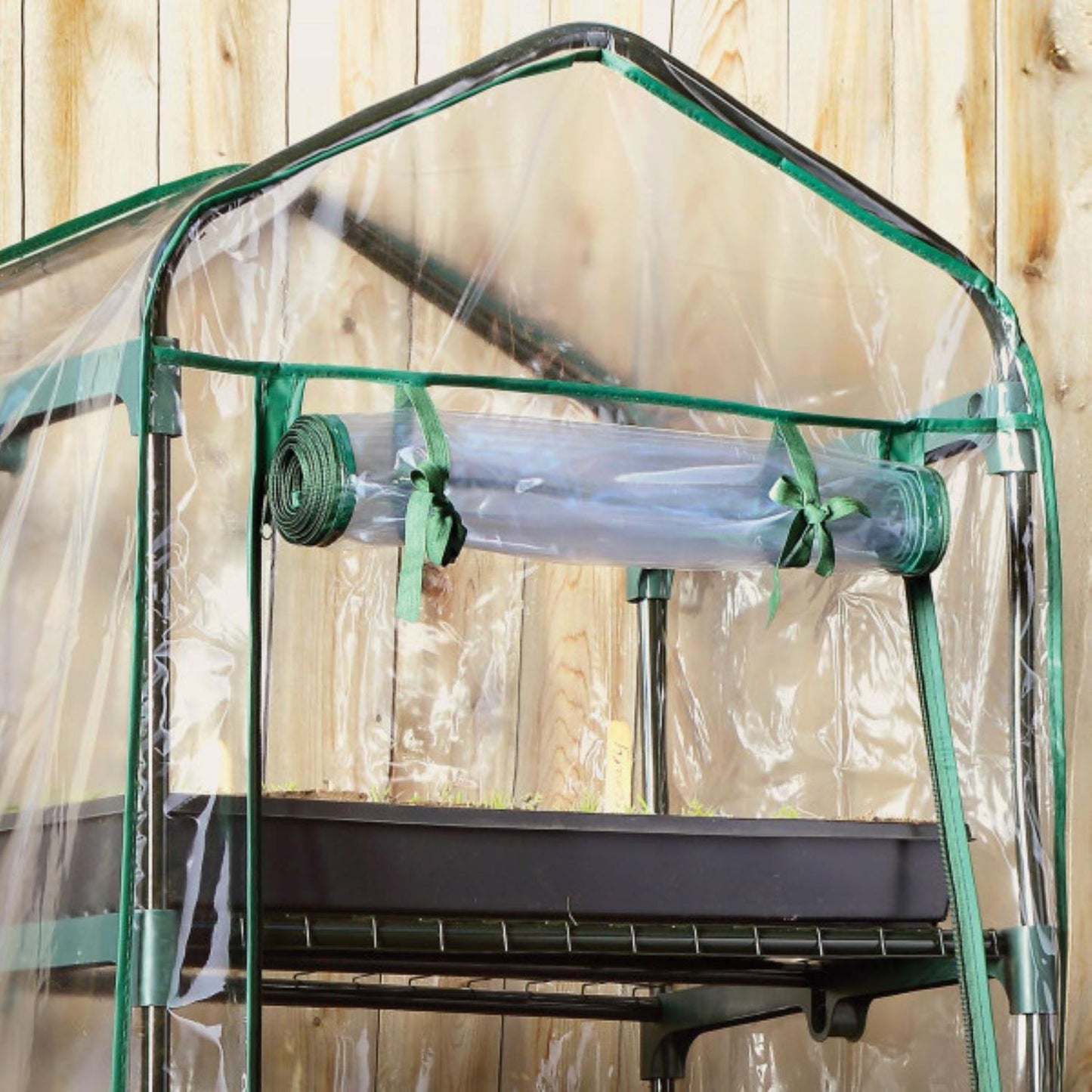  Miracle-Gro Clear 23 In. W X 17 In. D X 57 In. H Greenhouse
