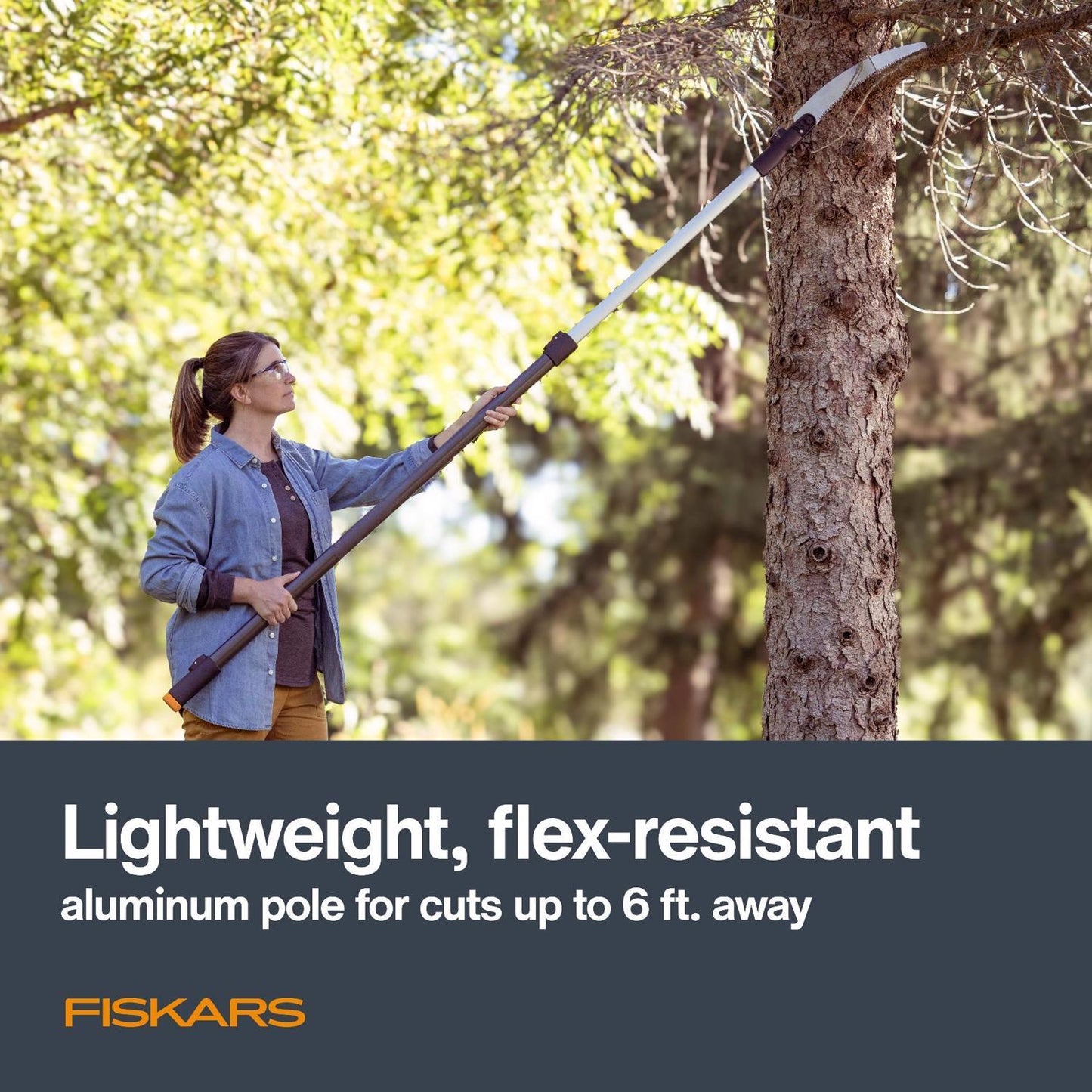  Fiskars XtendControl 72 In. Steel Curved Tree Pruner