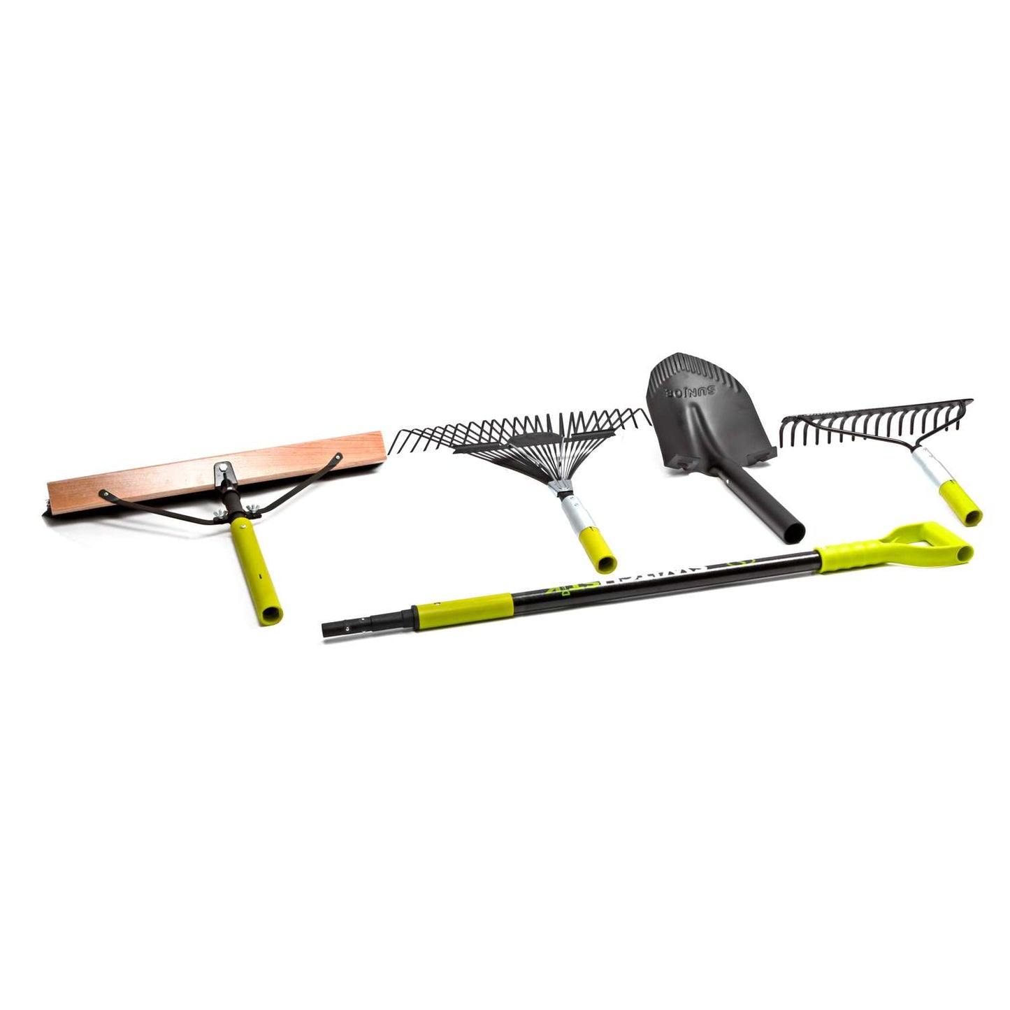  Sun Joe SwitchStik Stainless Steel Multi-Purpose Garden Tool Fiberglass Handle