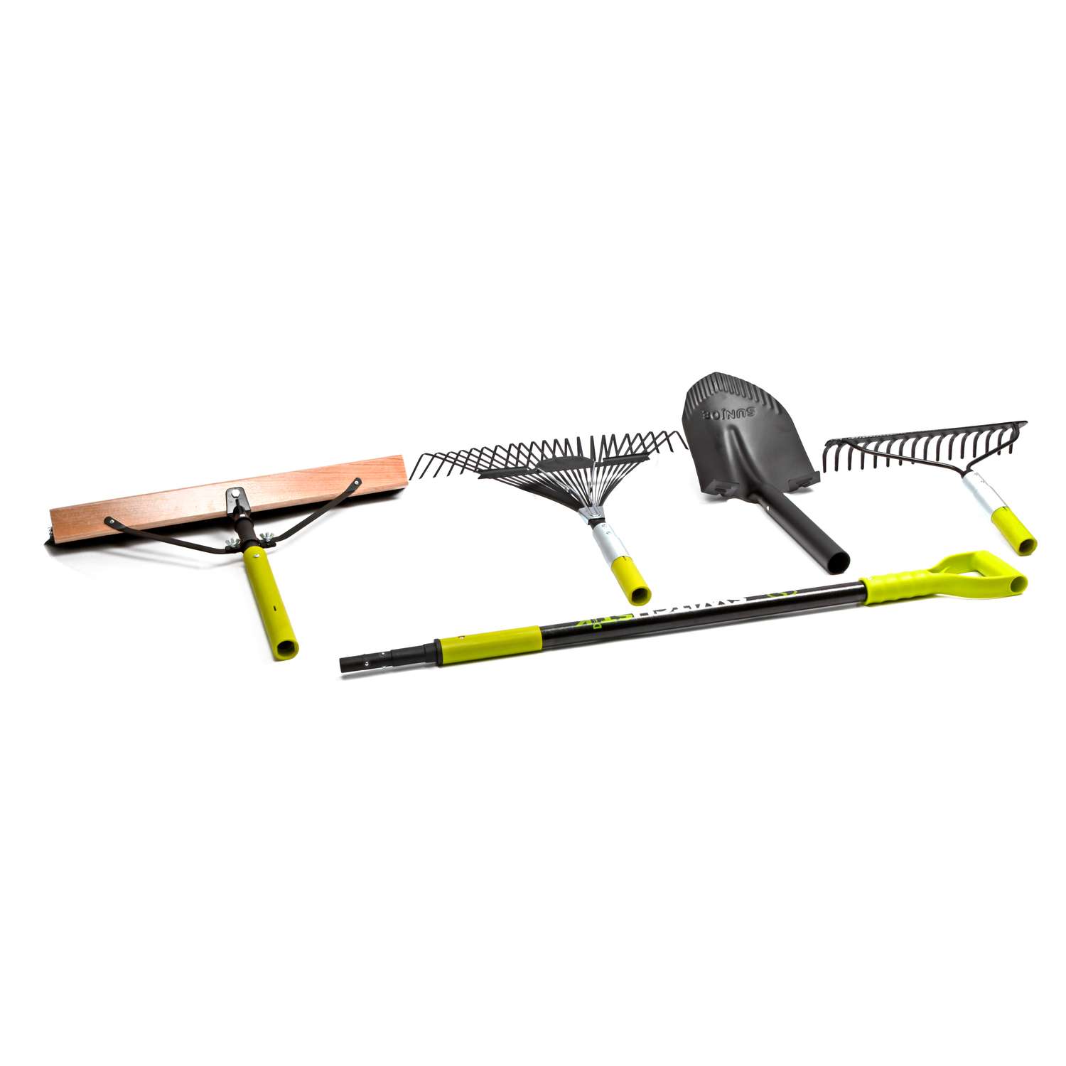  Sun Joe SwitchStik Stainless Steel Multi-Purpose Garden Tool Fiberglass Handle
