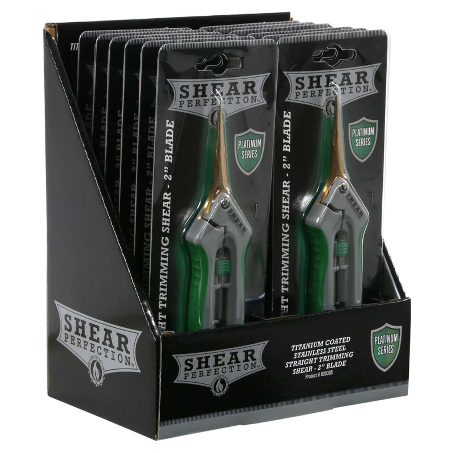  Shear Perfection Platinum Stainless Steel Straight Edge Trimming Shear