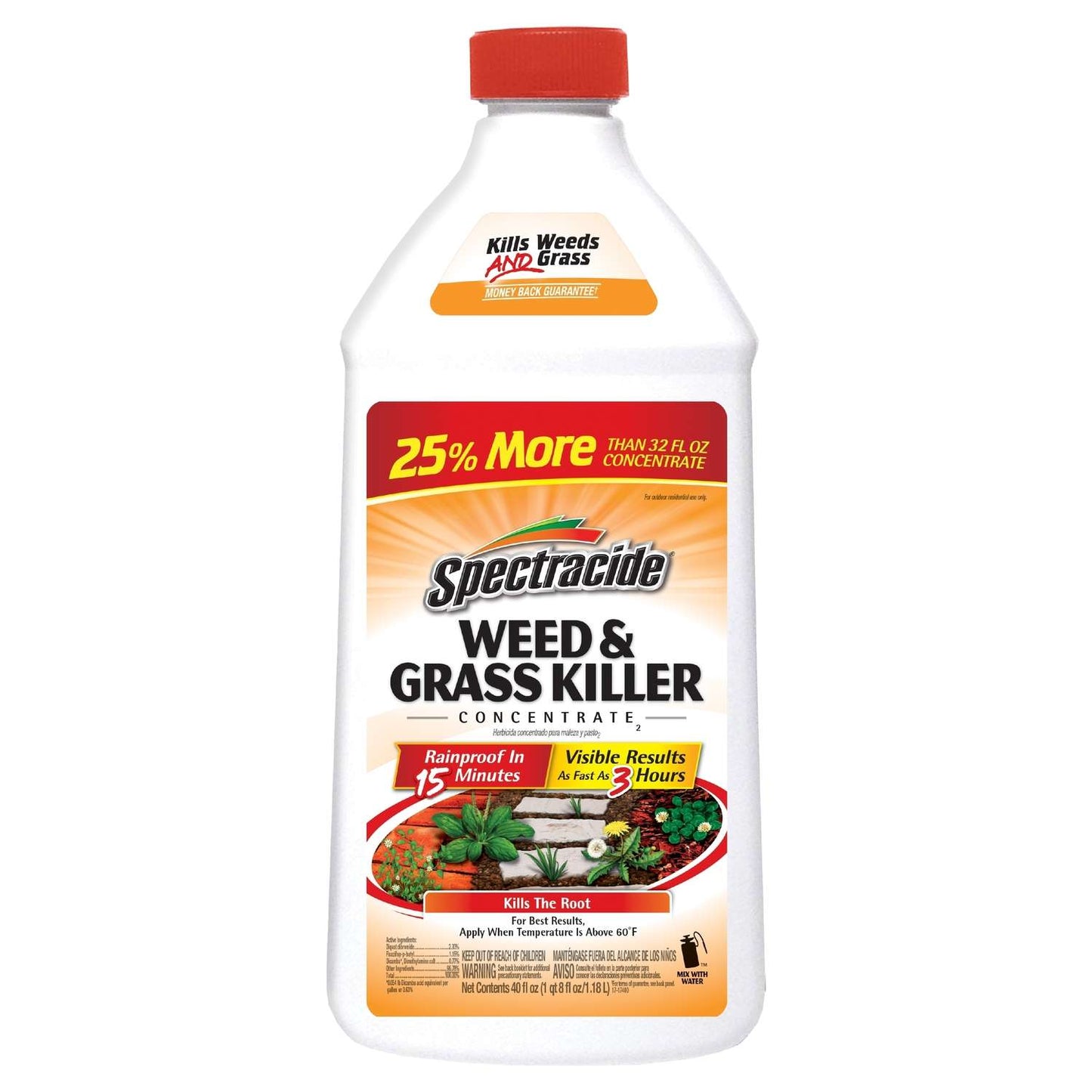  Spectracide Weed And Grass Killer Concentrate 40 Oz