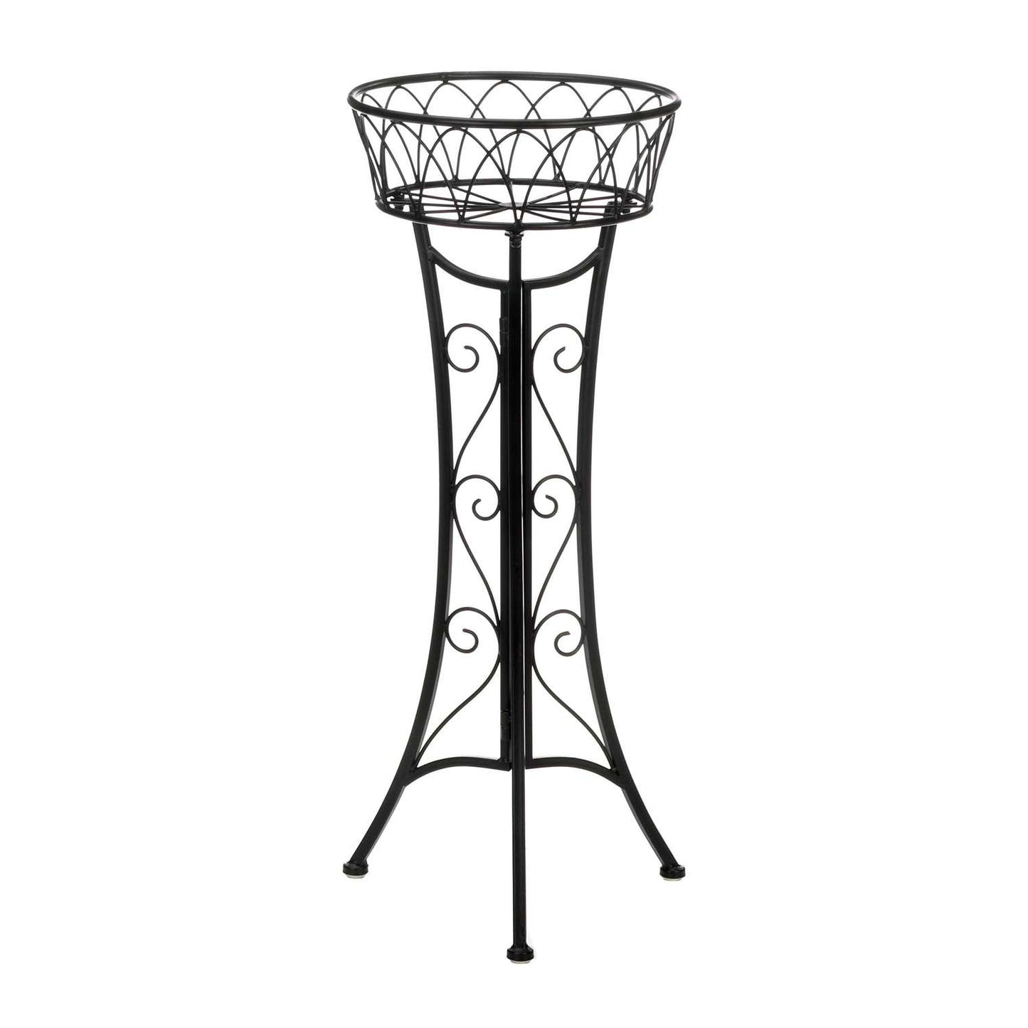  Summerfield Terrace 26.5 In. H Black Iron Plant Stand