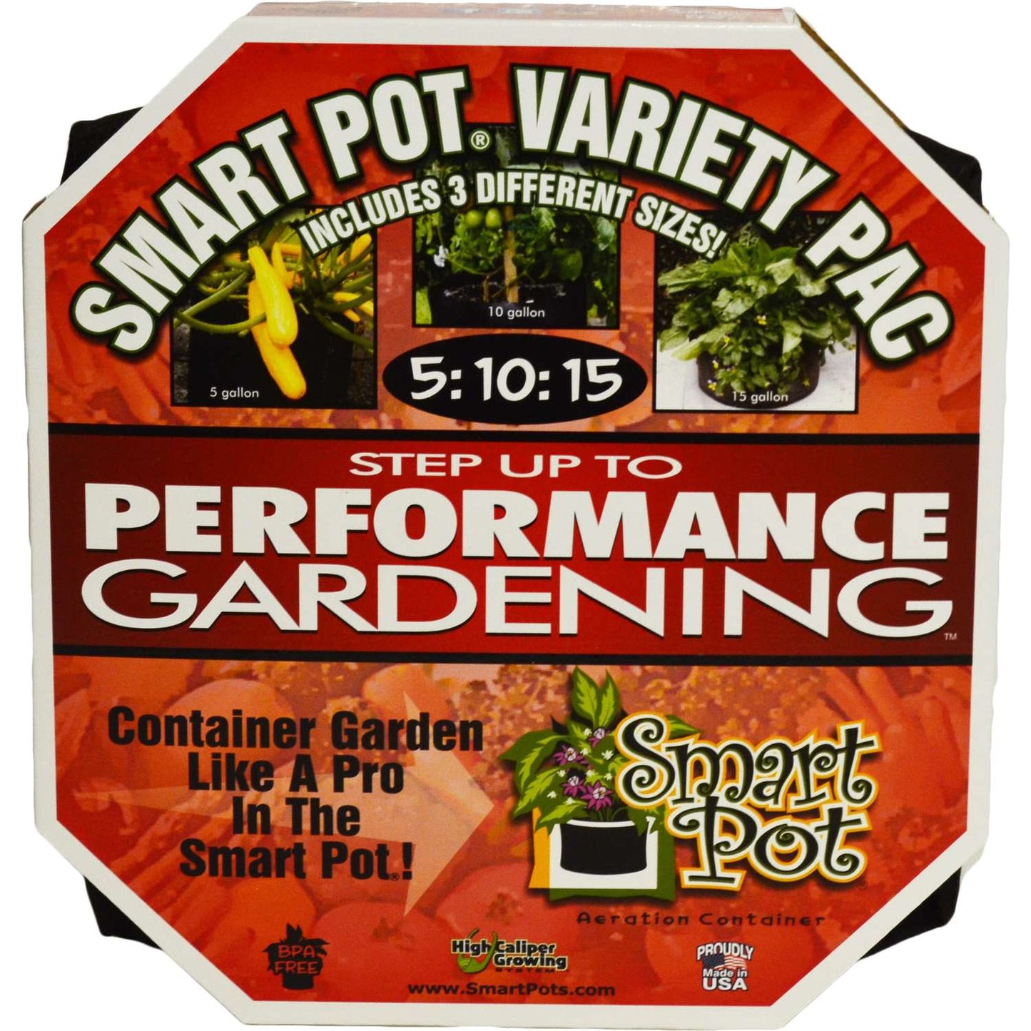  Smart Pot Geo-Thermal Fabric Grow Bag Planter Black