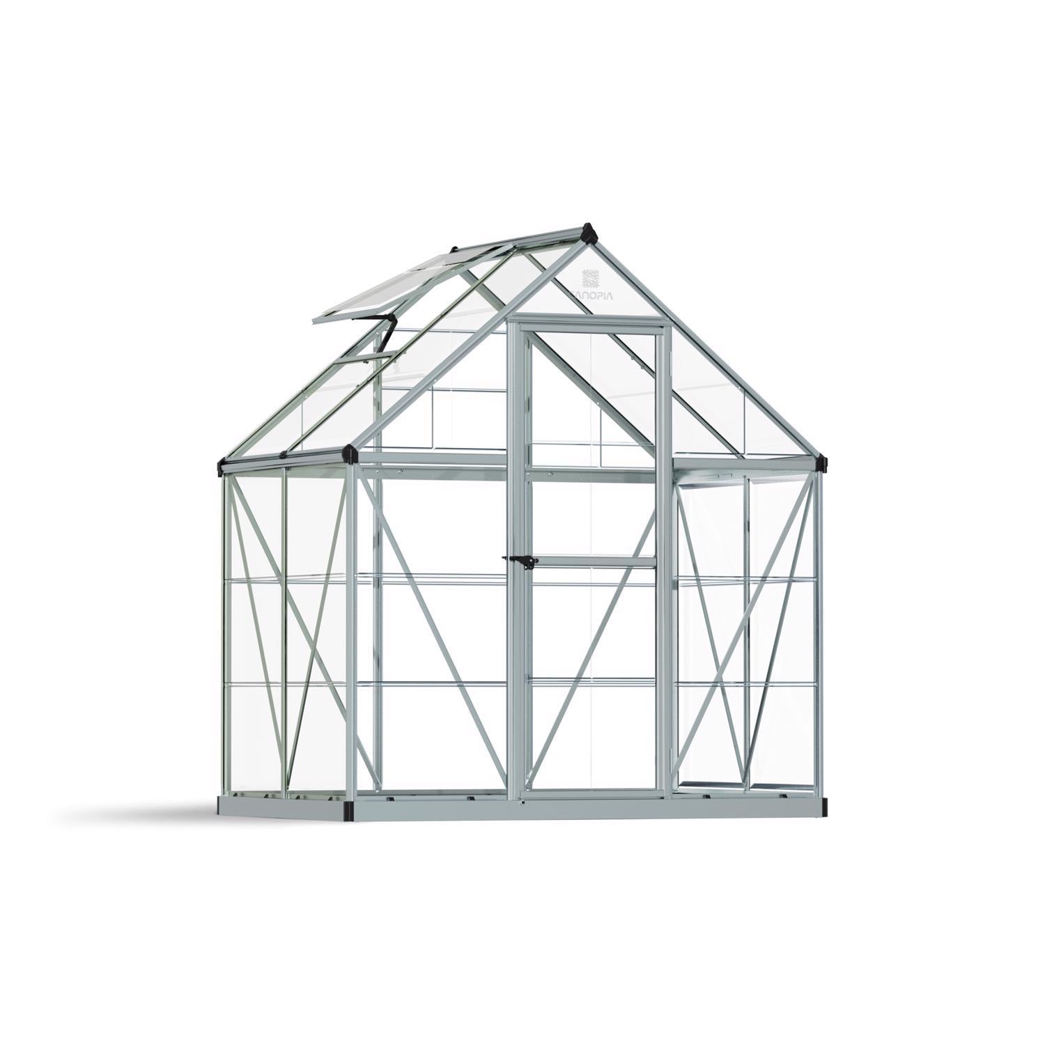  Canopia By Palram Harmony Silver 72.8 In. W X 49.6 In. D X 81.9 In. H Walk-In Greenhouse