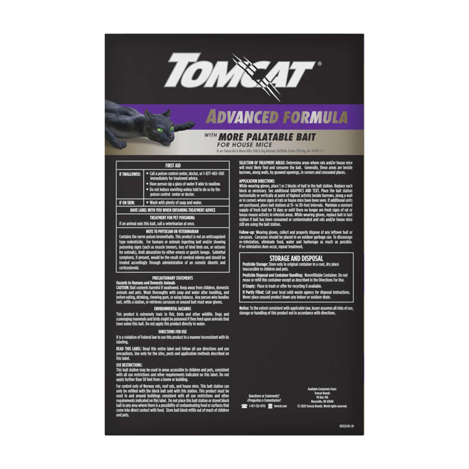  Tomcat Advanced Bait Station And Bait Blocks For Rats 12 Pk
