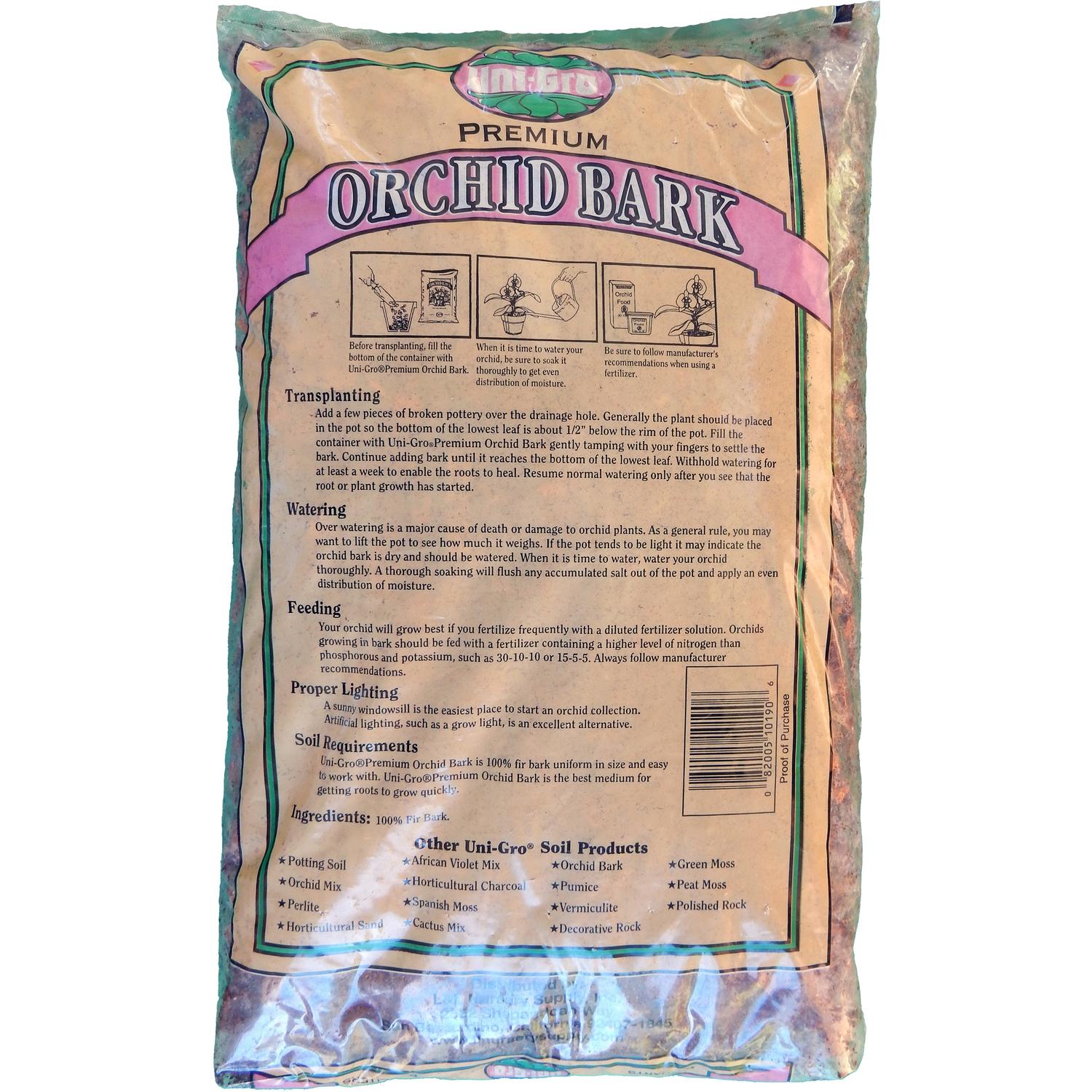  Uni-Gro Brown Bark Mulch 8 Quart