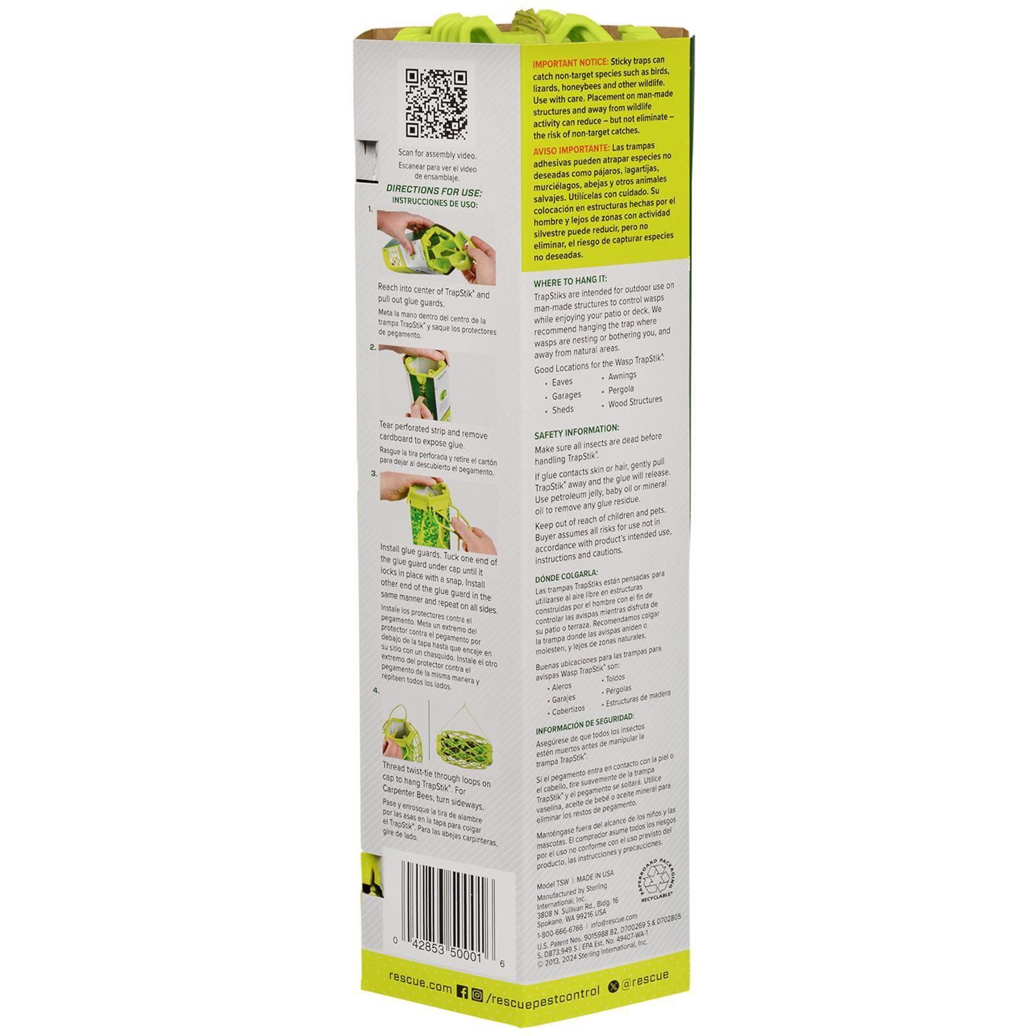  RESCUE! TrapStik Insect Trap 1 Pk