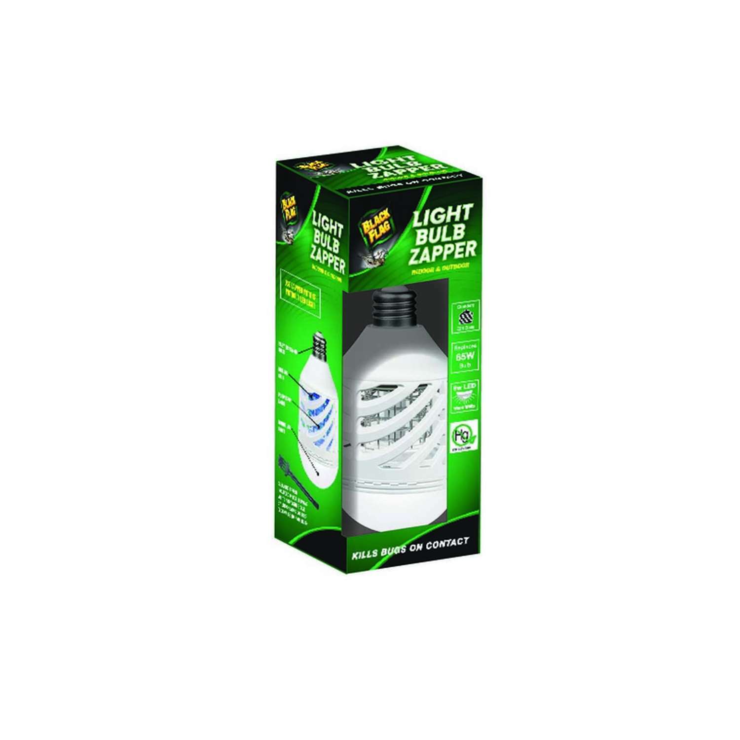  Black Flag Indoor And Outdoor Electric Insect Killer Replacement Bulb 65 W