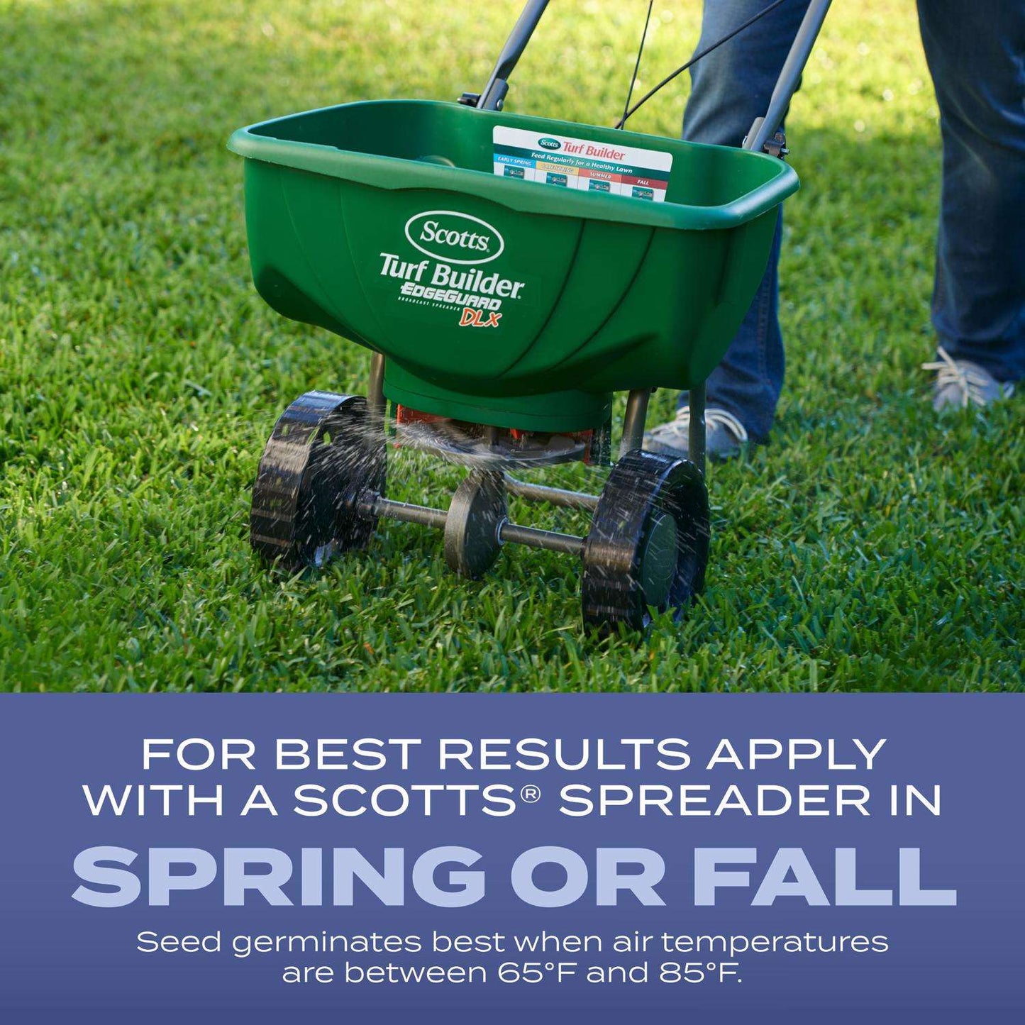  Scotts Turf Builder Heat-Tolerant Blue Sun Or Shade Fertilizer/Seed/Soil Improver 5.6 Lb
