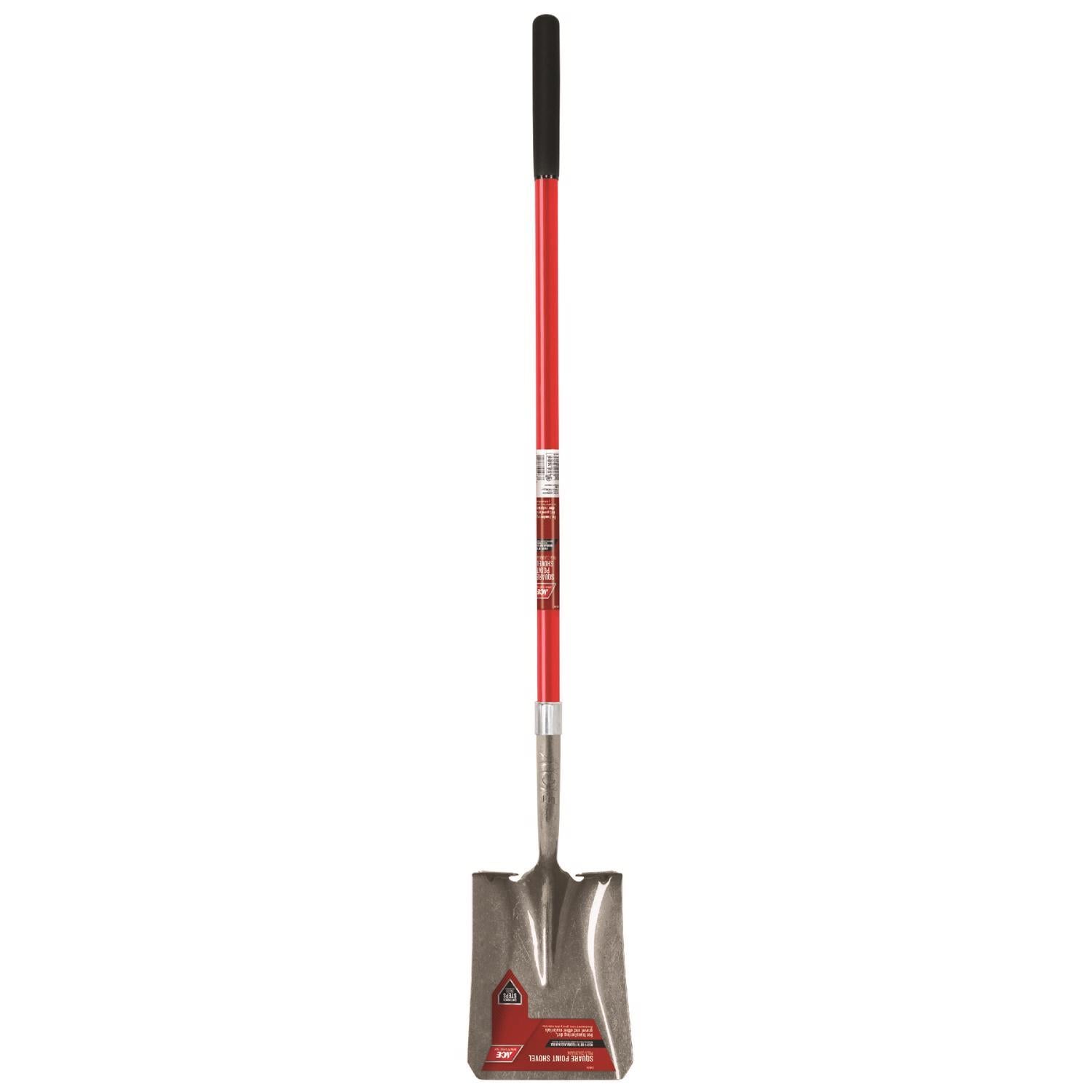  Ace 58 In. Steel Square Transfer Shovel Fiberglass Handle