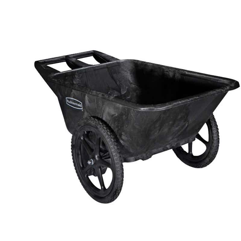  Rubbermaid Poly Farm Cart 8.75 Cu Ft