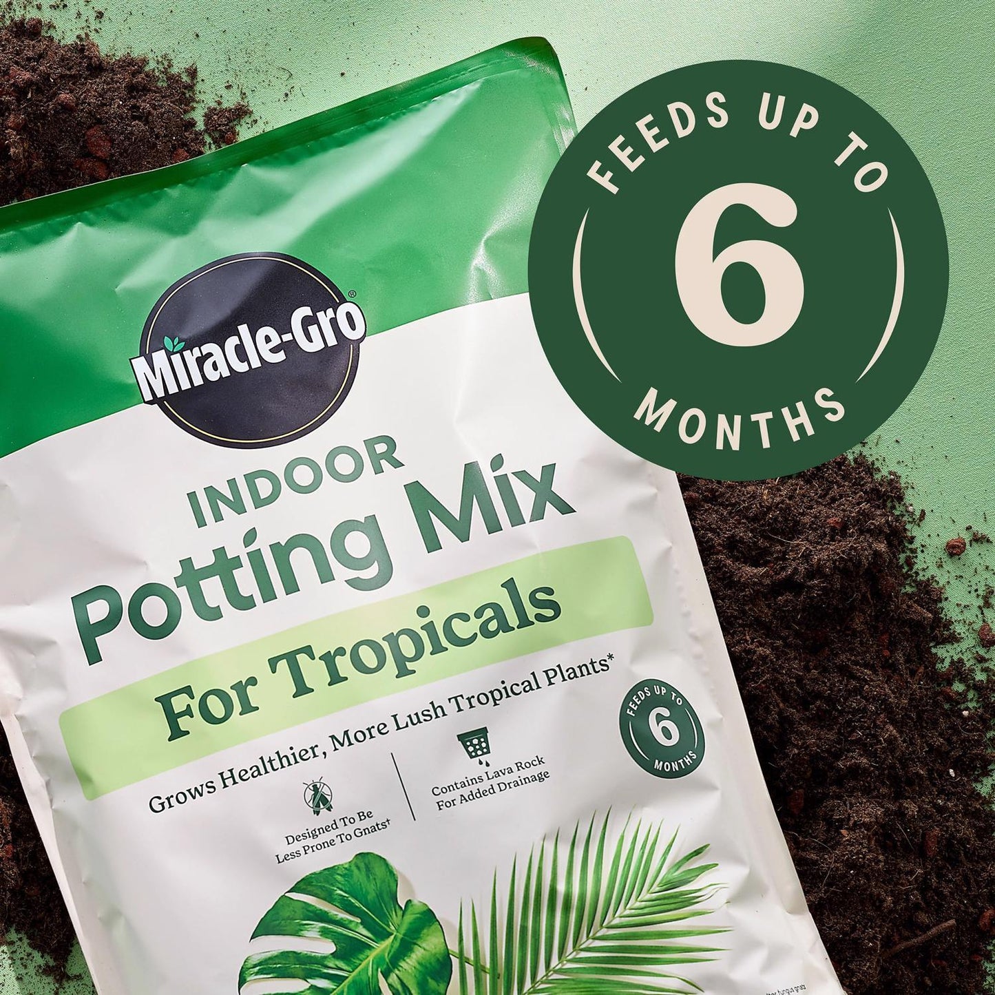  Miracle-Gro Tropical Cacti, Citrus And Palm Potting Mix 6 Qt