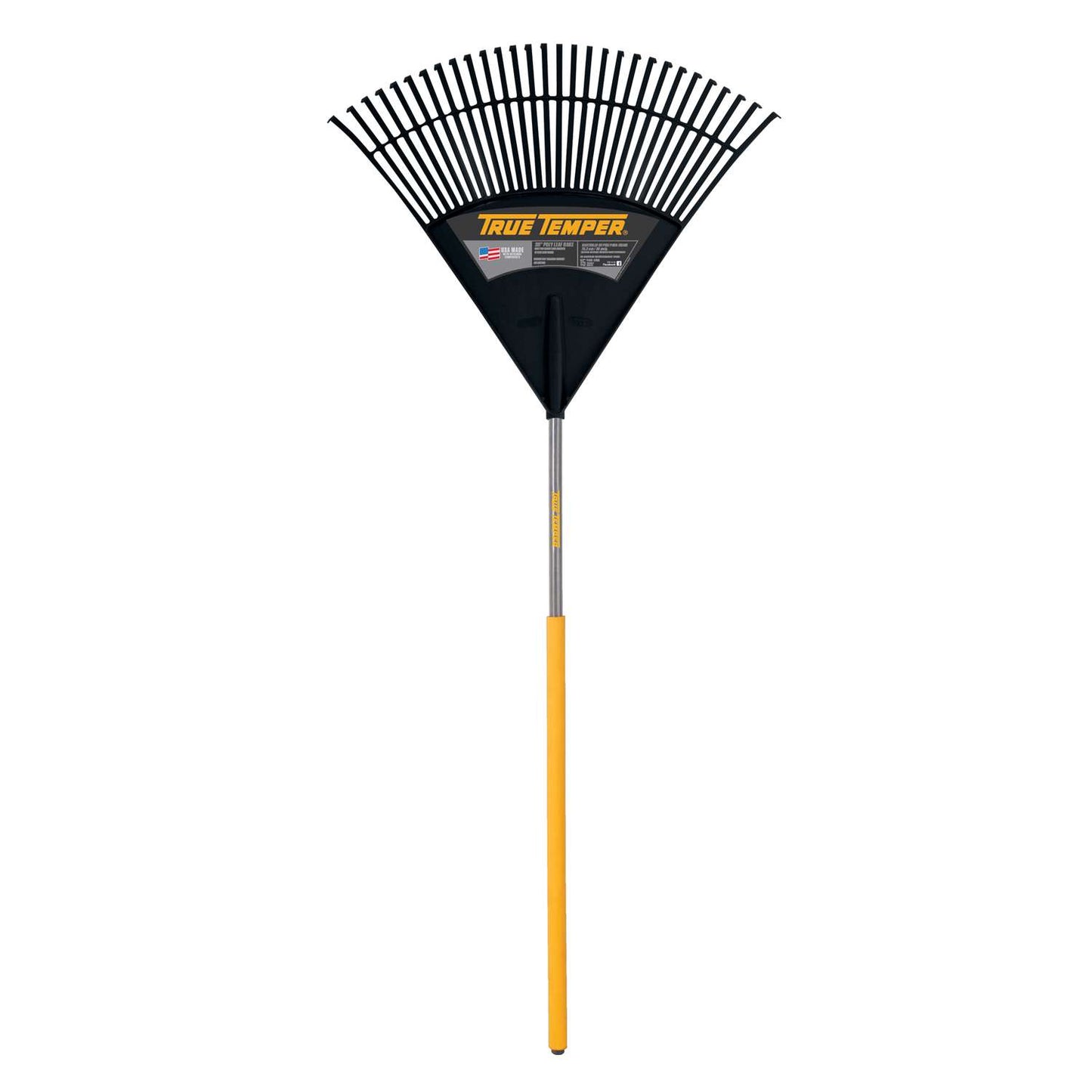  True Temper 68 In. 30 Tine Poly Rake Wood Handle