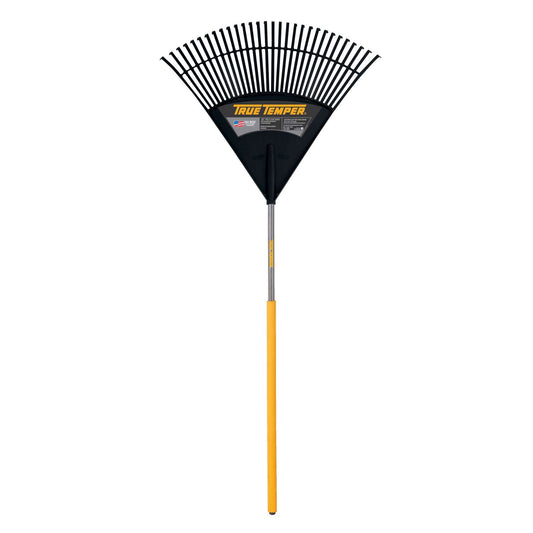  True Temper 68 In. 30 Tine Poly Rake Wood Handle