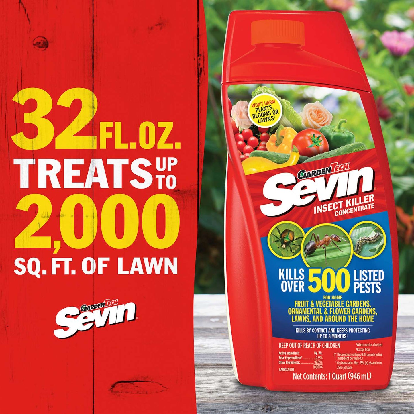  GardenTech Sevin Insect Killer Liquid 32 Oz