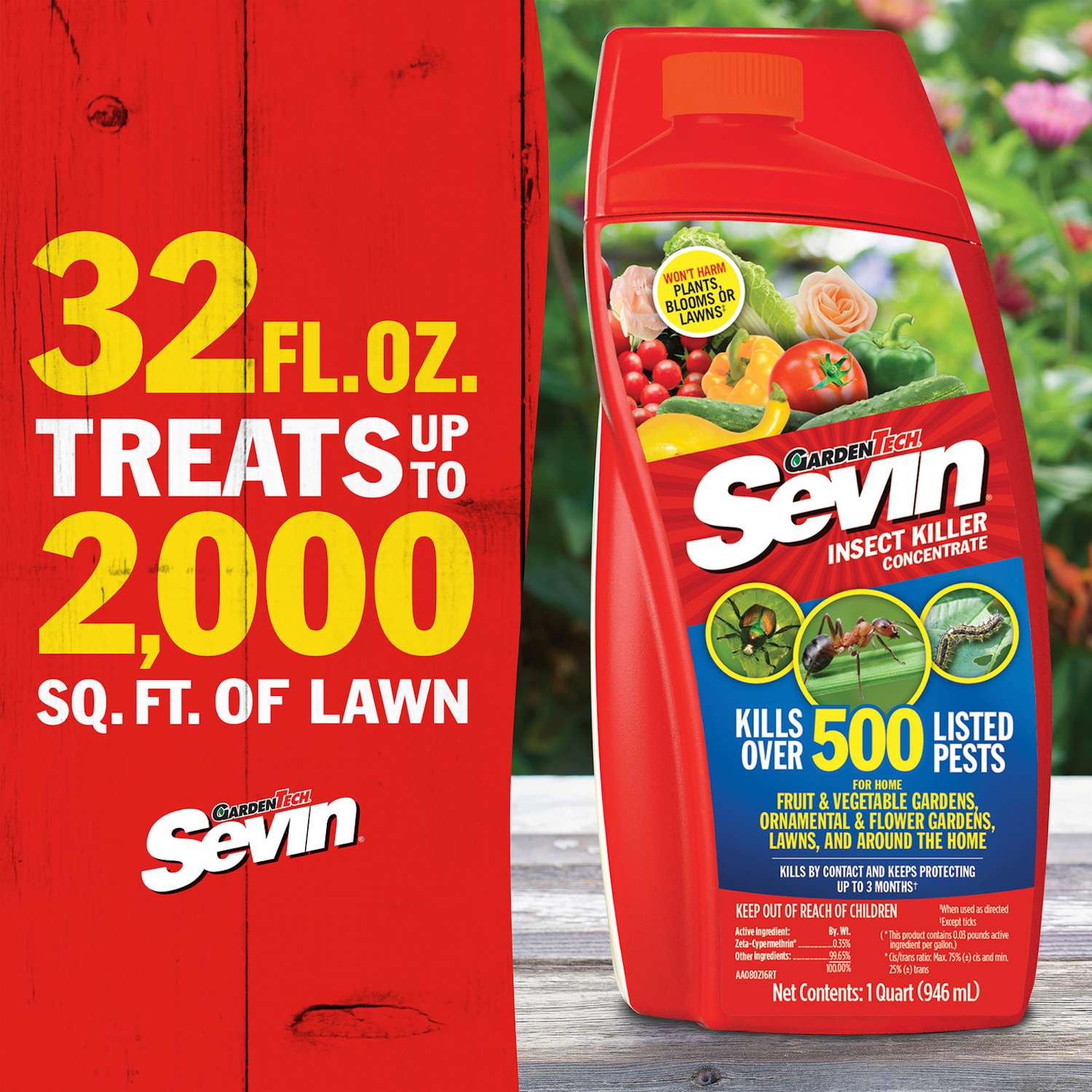  GardenTech Sevin Insect Killer Liquid 32 Oz