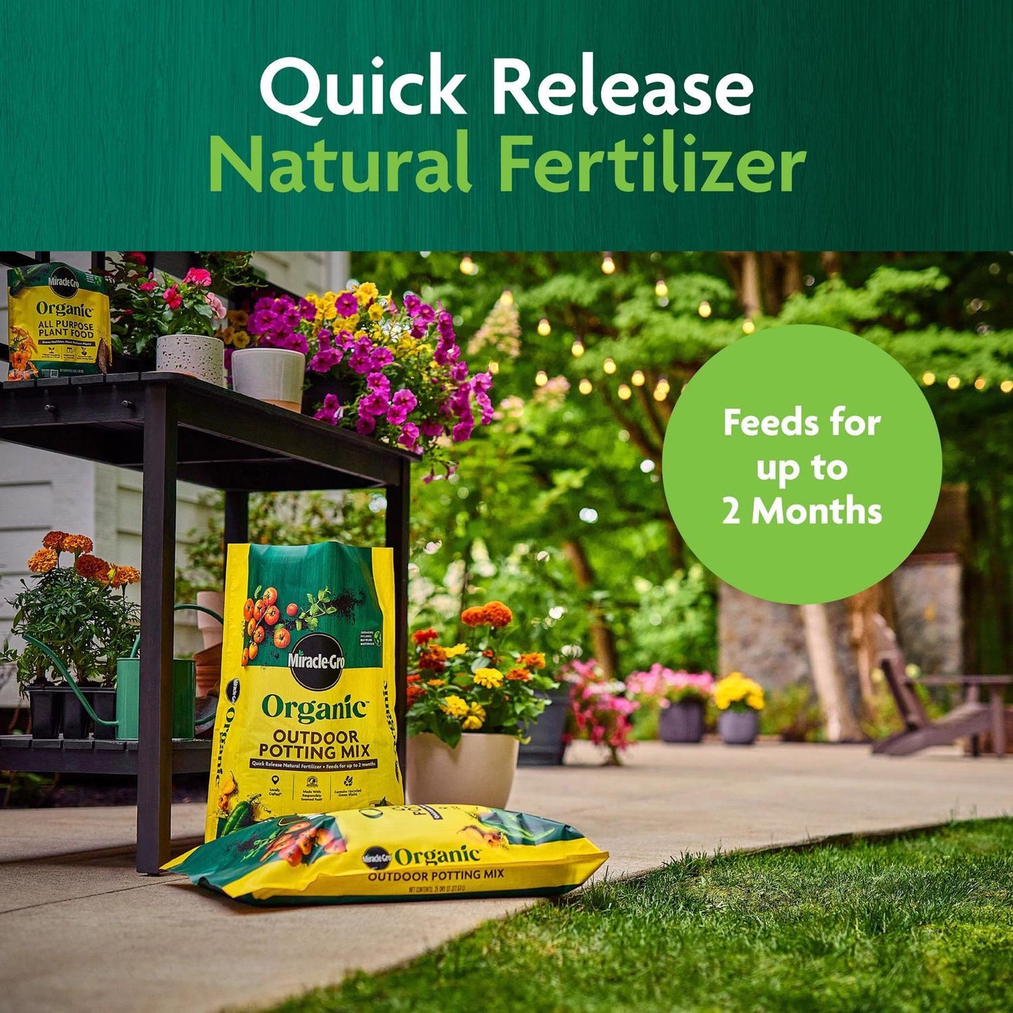  Miracle-Gro Organic All Purpose Potting Mix 25 Qt