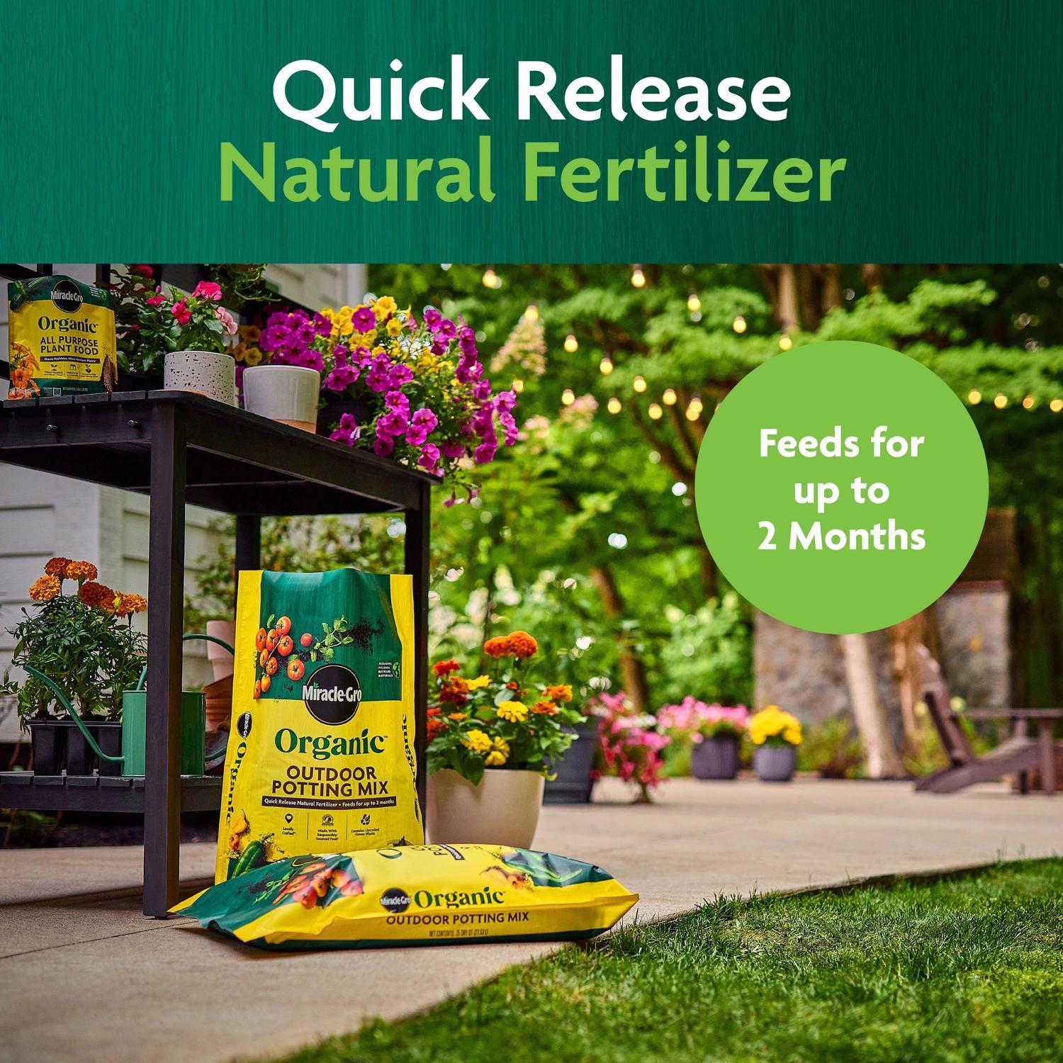  Miracle-Gro Organic All Purpose Potting Mix 25 Qt