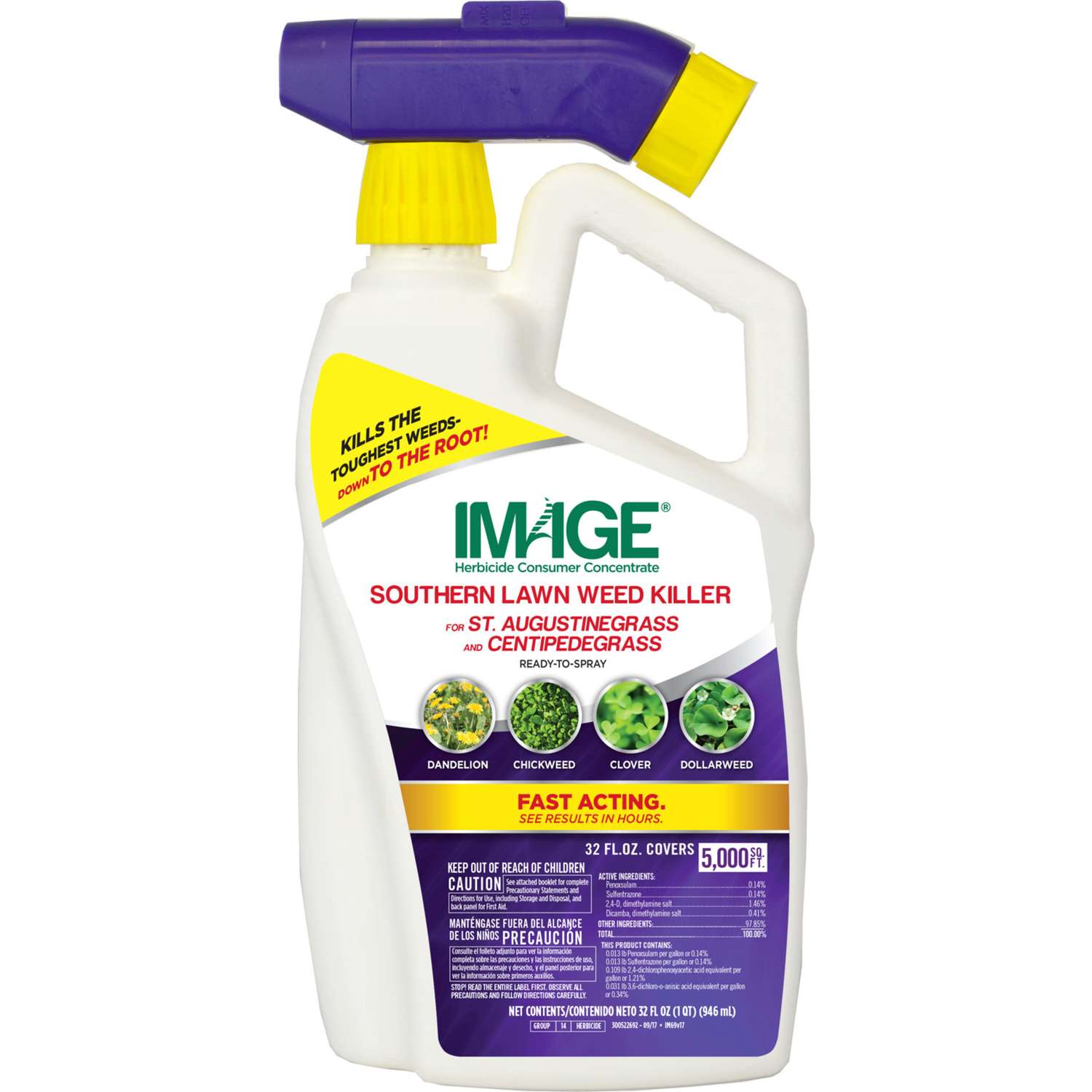  Lilly Miller Image Weed Killer RTS Hose-End Concentrate 32 Oz