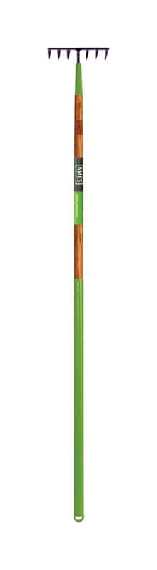  Ames 50.5 In. 7 Tine Steel Level Rake Wood Handle