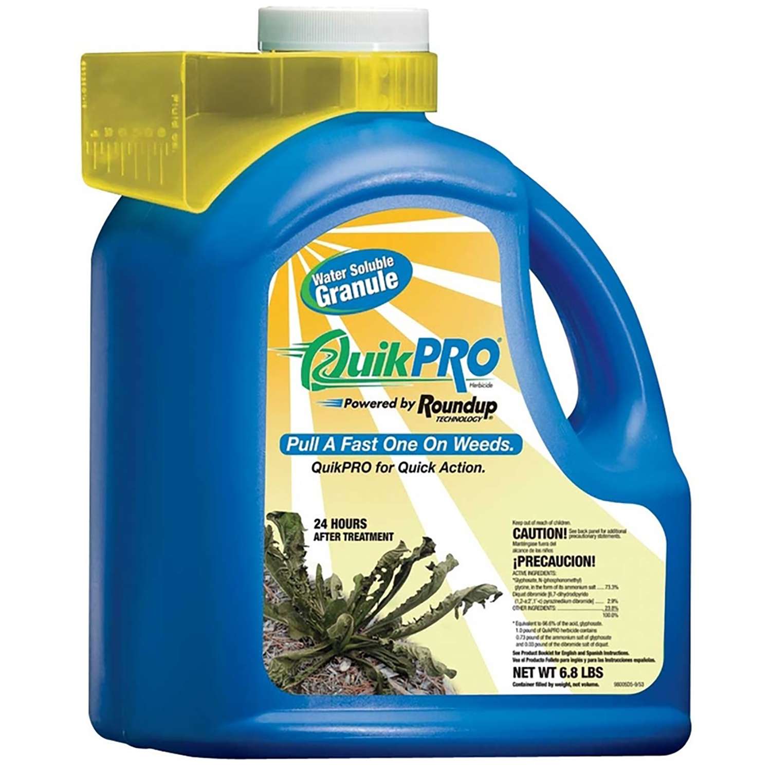  Roundup QuikPro Grass & Weed Herbicide Granules 6.8 Lb