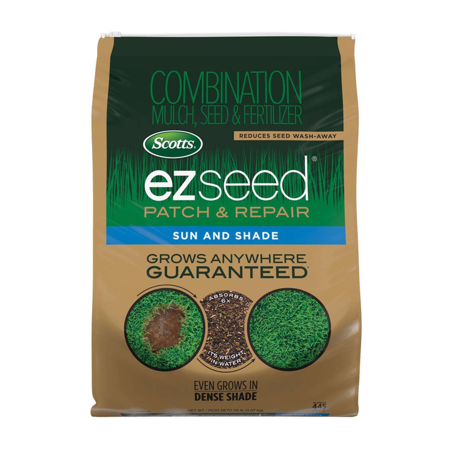  Scotts EZ Seed Mixed Sun Or Shade Grass Spot Repair Seed 20 Lb