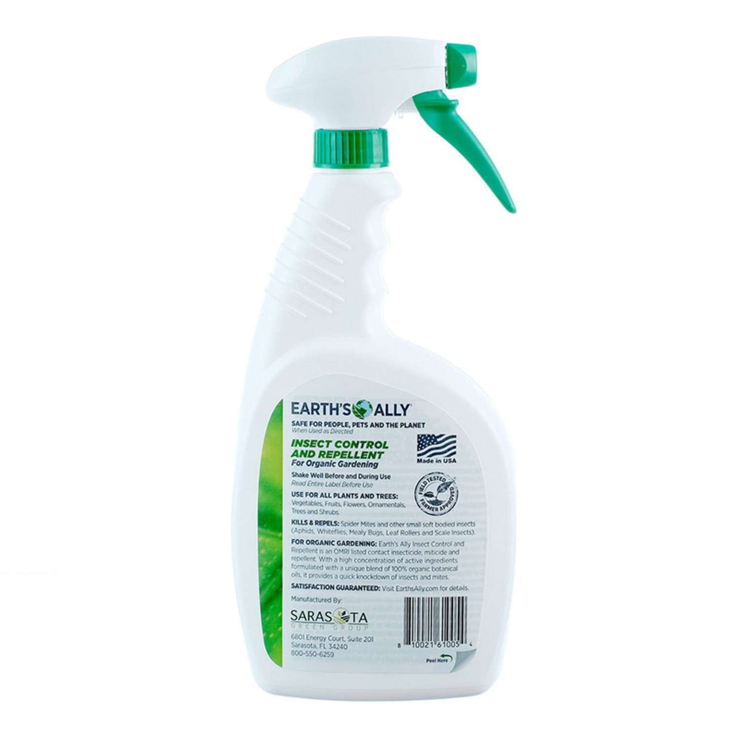  Earth's Ally Organic Insect Control Liquid 24 Oz