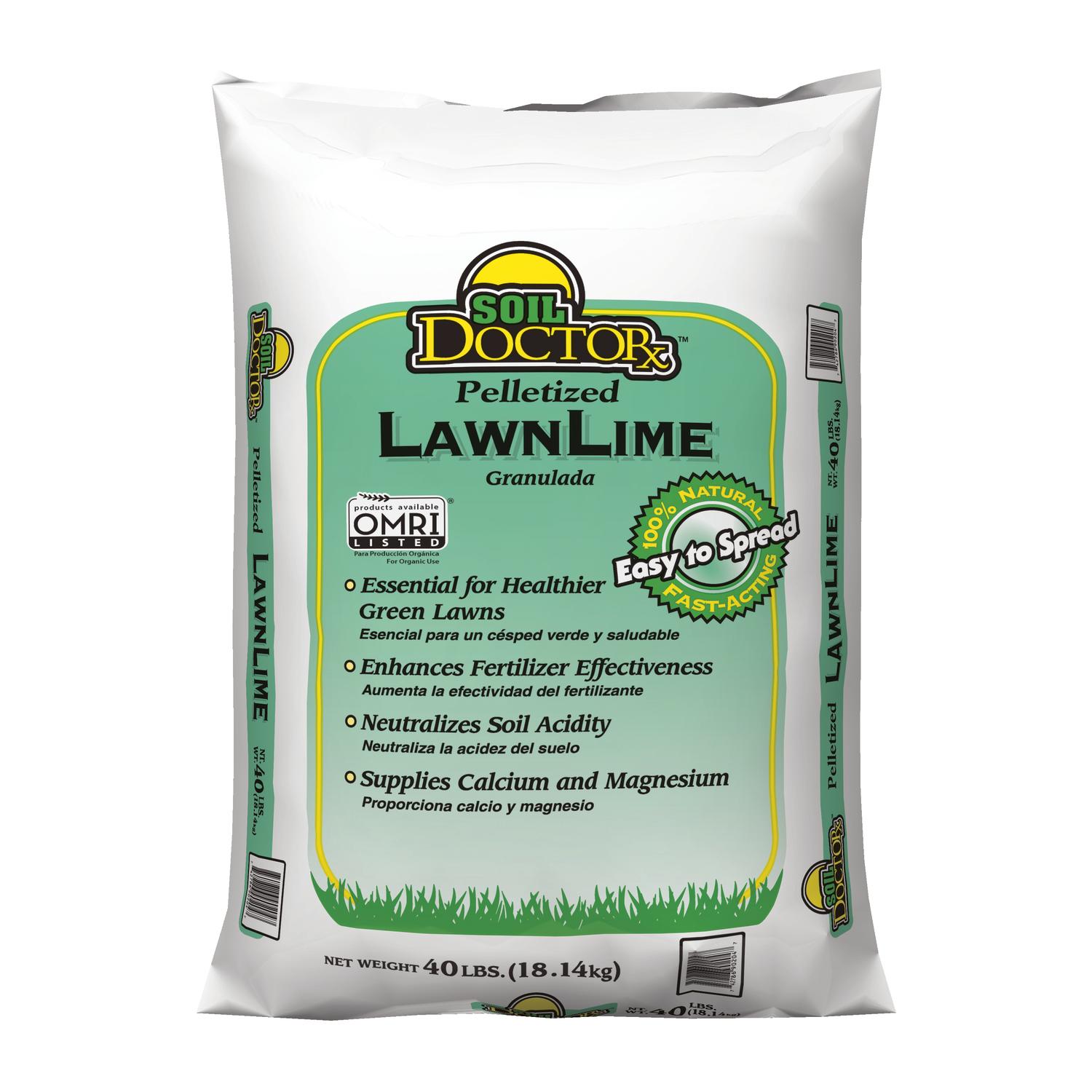  Soil Doctor Pelletized Organic Lime 1000 Sq Ft 40 Lb