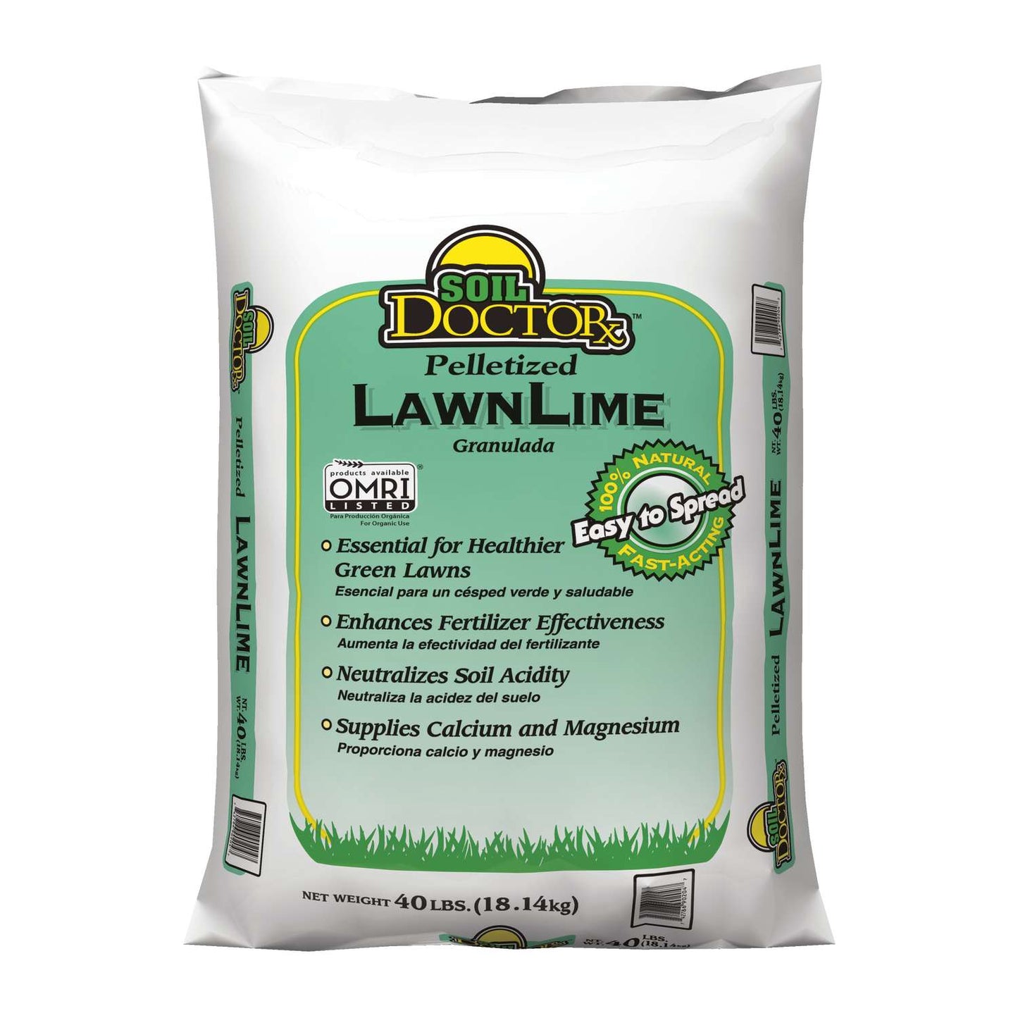 Soil Doctor Pelletized Organic Lime 1000 Sq Ft 40 Lb