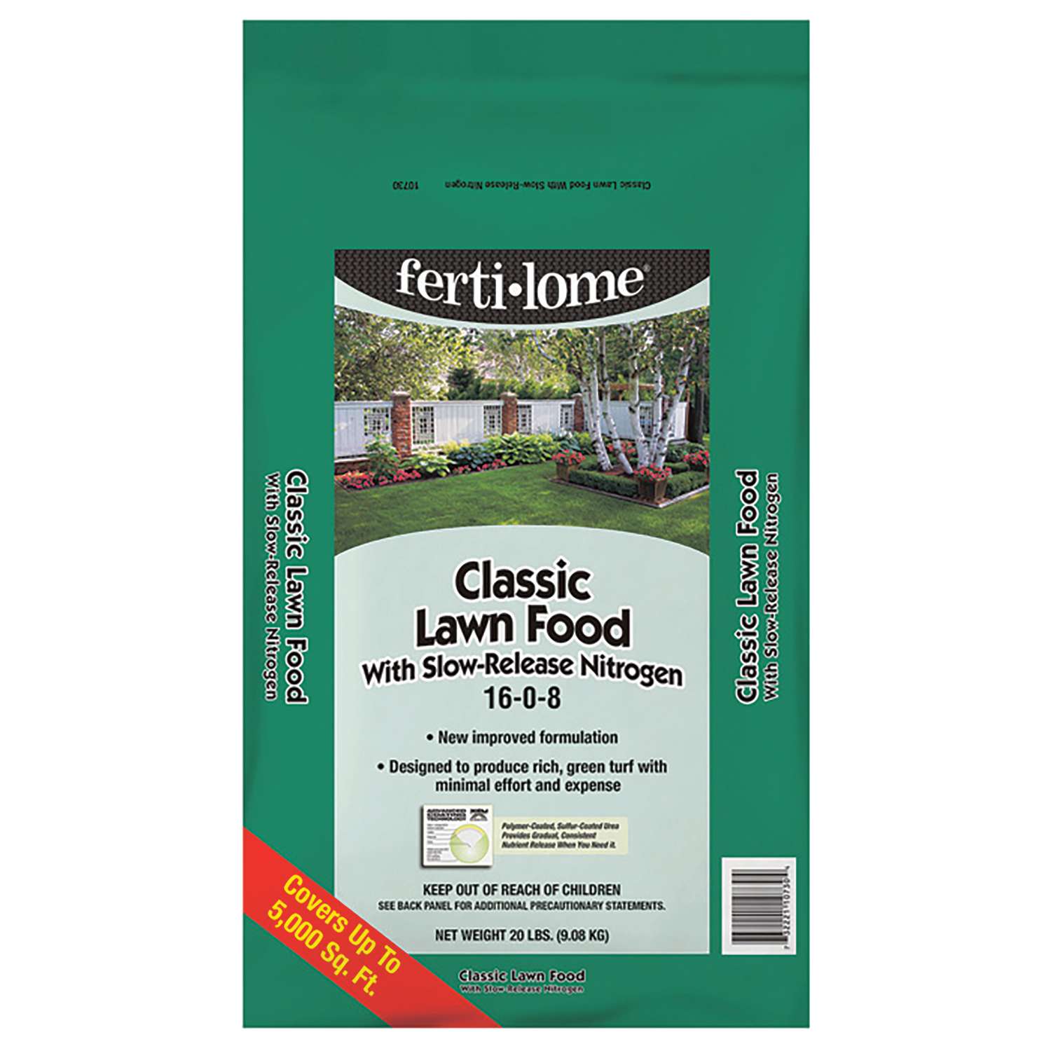  Ferti-lome Slow-Release Nitrogen Lawn Fertilizer For St. Augustine Grass 5000 Sq Ft