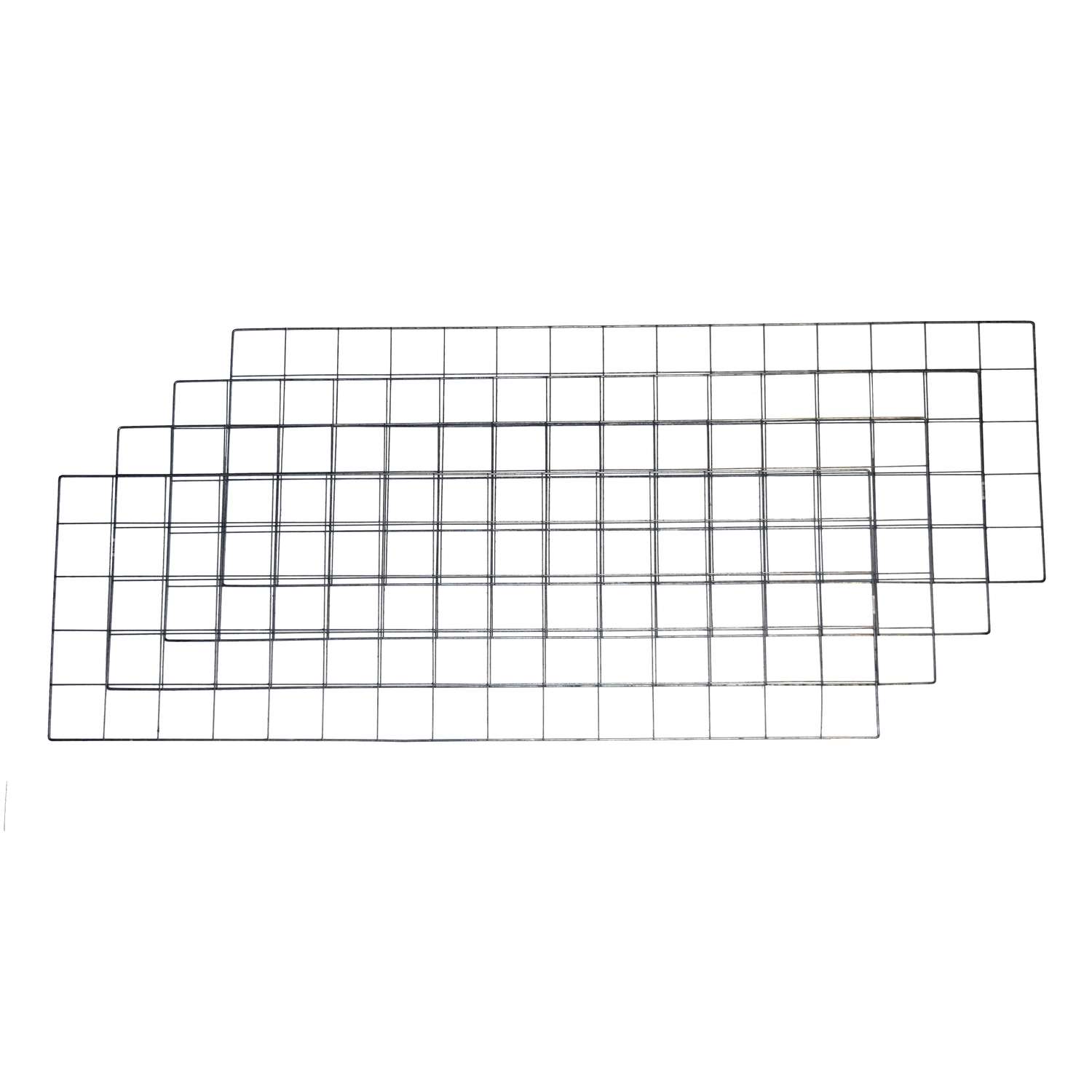  Trellis King 30 In. H Gray Steel Trellis