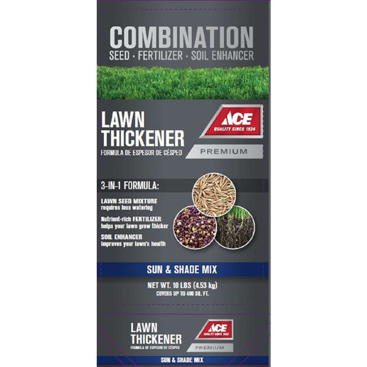  Ace Premium Mixed Sun Or Shade Lawn Thickener 10 Lb