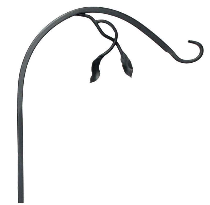  Panacea Black Steel 48 In. H Leaf And Vine Plant Hook 1 Pk