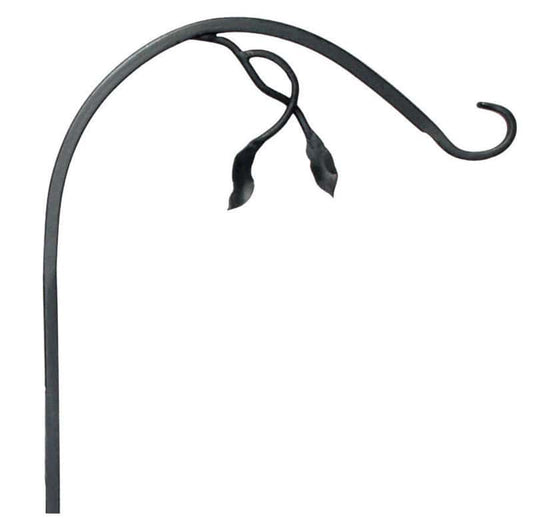  Panacea Black Steel 48 In. H Leaf And Vine Plant Hook 1 Pk