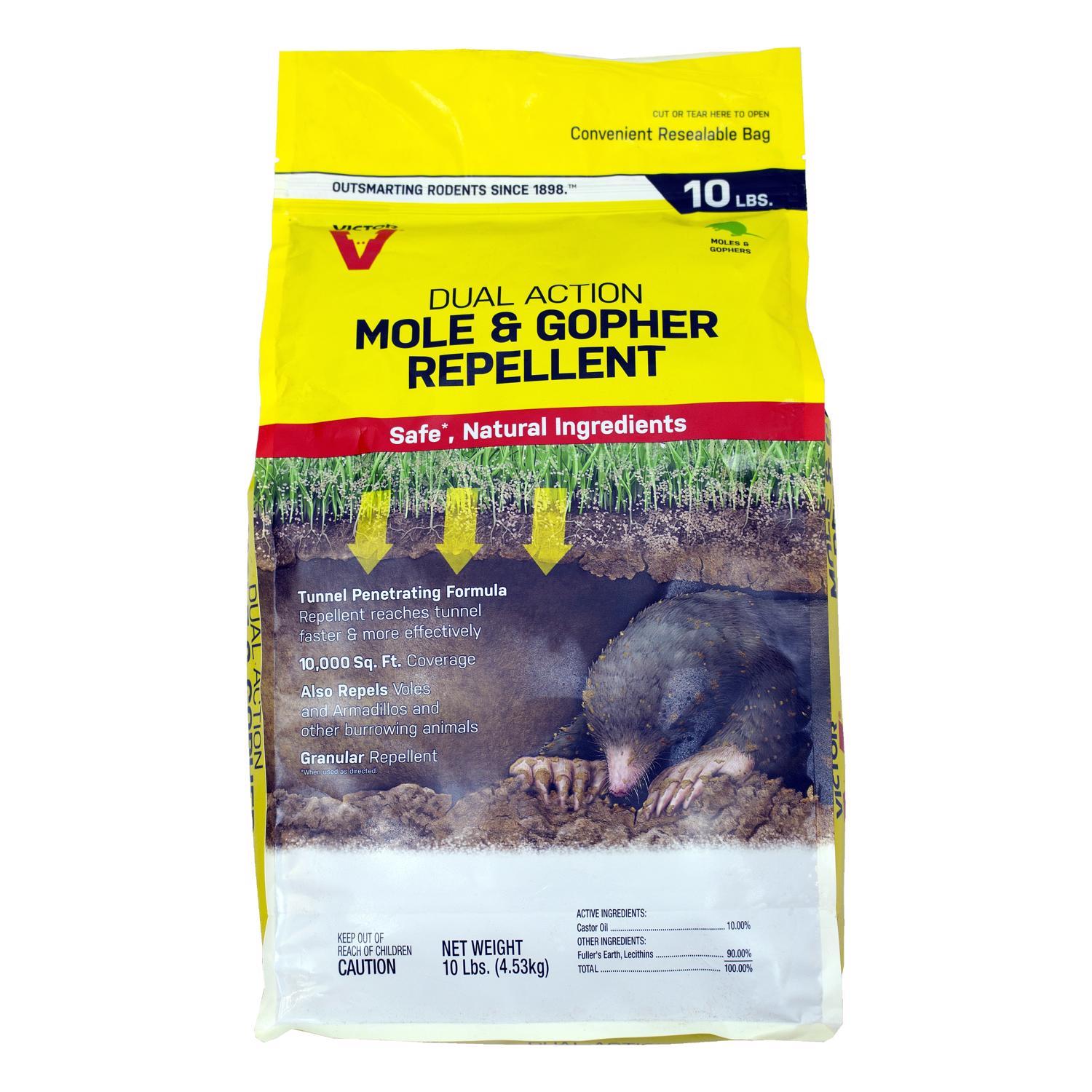  Victor Dual Action Animal Repellent Granules For Gophers And Moles 10 Lb